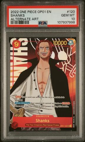 【PSA10】 SHANKS SPECIAL ALTERNATE ART PSA 10 Shanks (SP Alt Art) ST16-004 SR A Fist of Divine