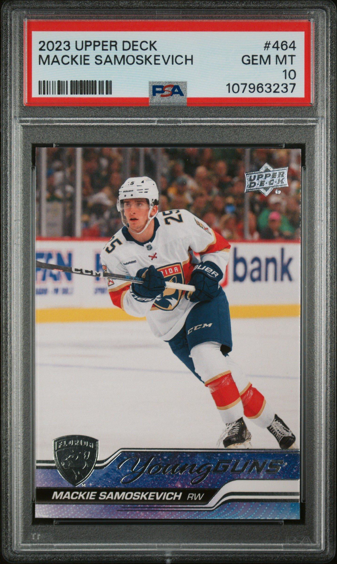 2023 Upper Deck 464 Mackie Samoskevich PSA 10