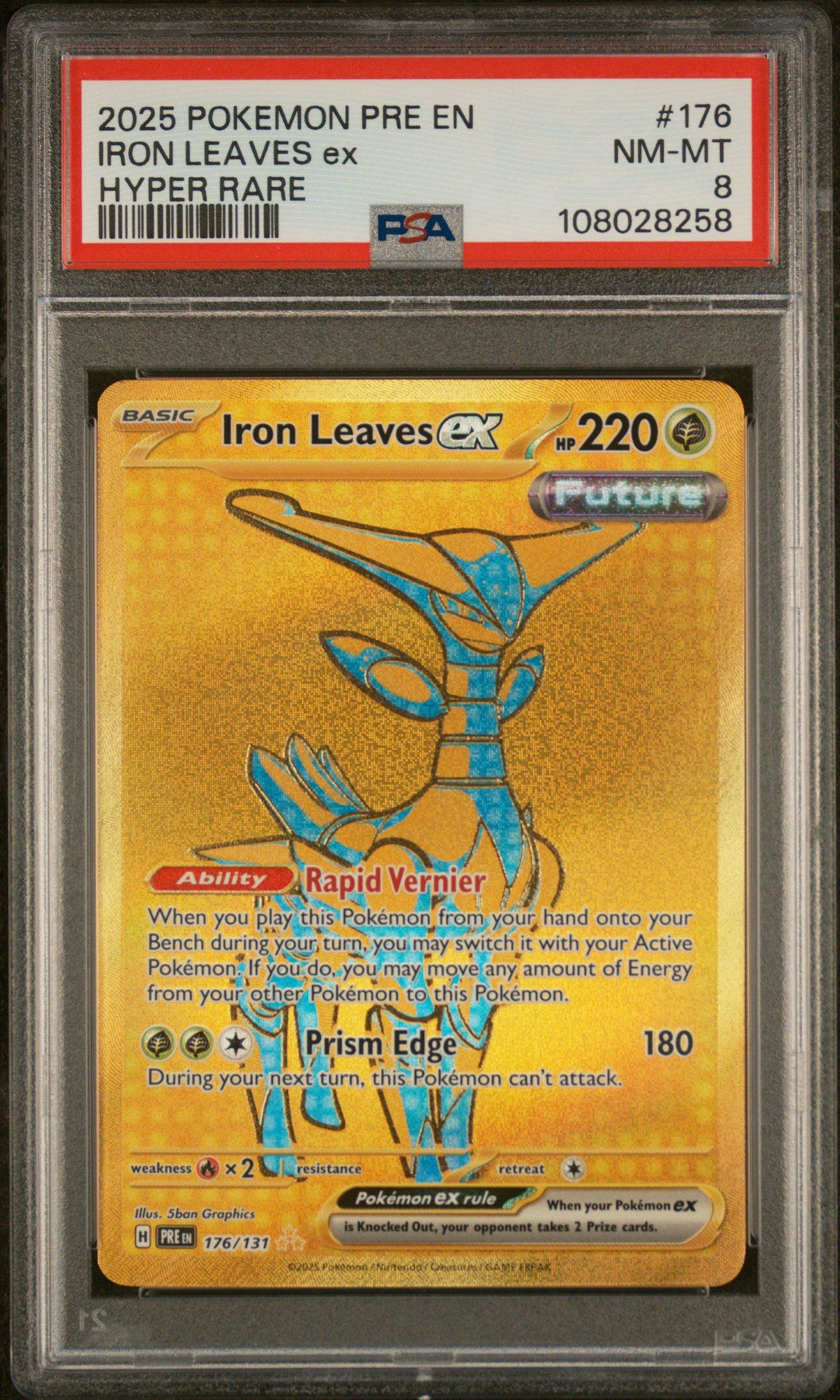 iron leaves pokemon card ex SAR 093 /071 sv5M Cyber Judge Japanese shifted Tera Pokmon ex Dozens of Pokmon and Trainer cards with special illustrations Each Temporal Forces booster pack contains 10 cards and 1 Basic Energy Iron Leaves - 019/167