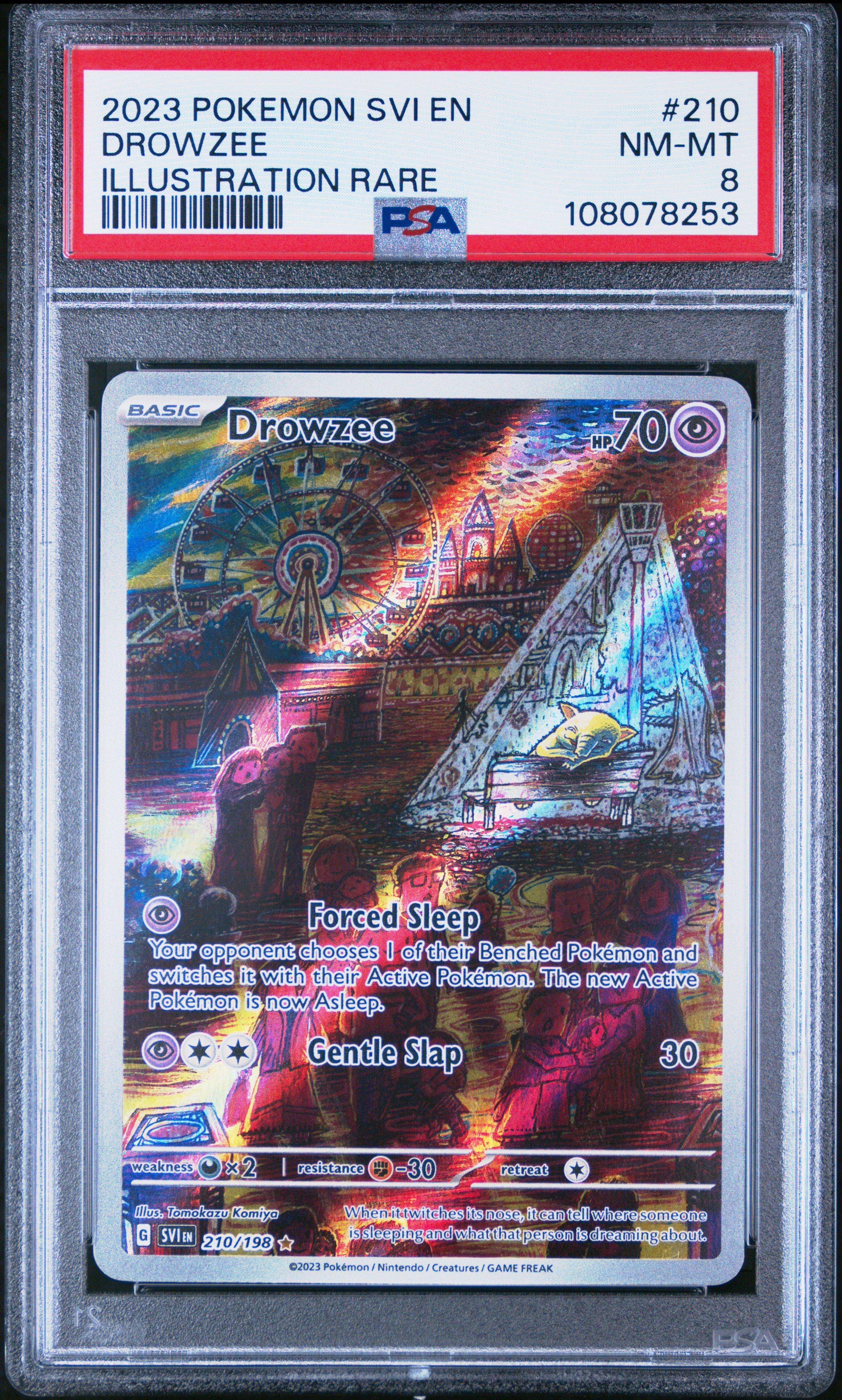 2023 Pokemon Svi En-scarlet & Violet 210 Drowzee Illustration Rare