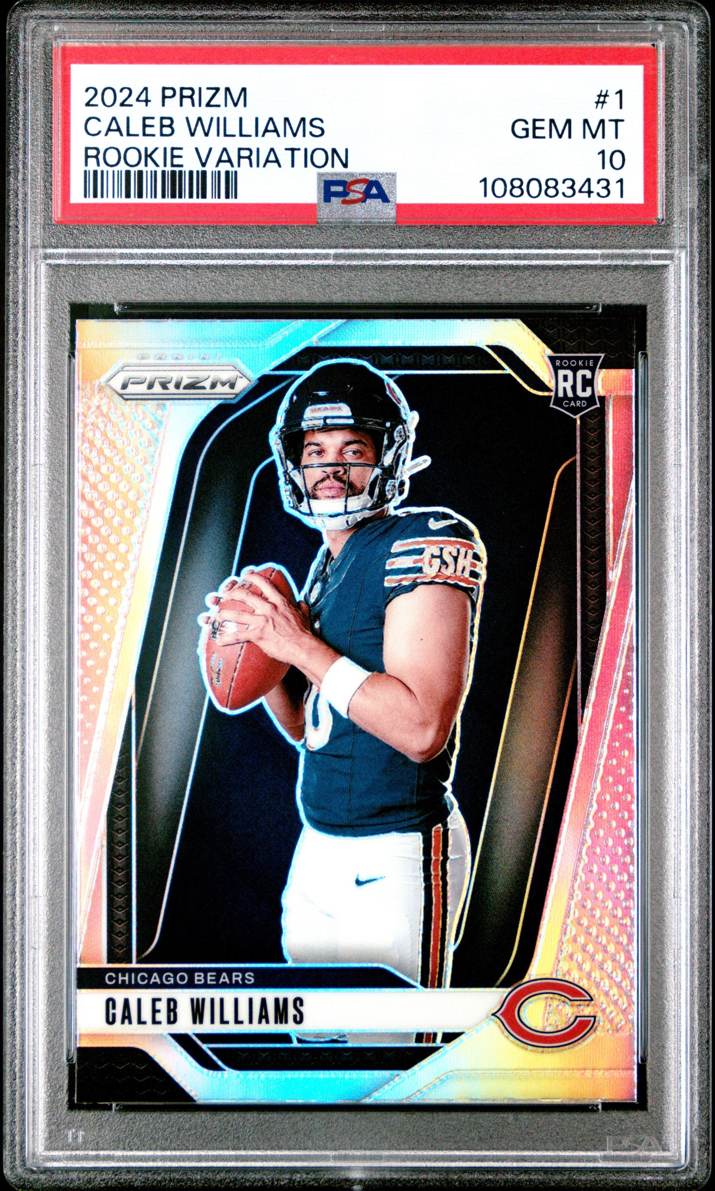 2024 Panini Prizm Rookie Variation 1 Caleb Williams PSA