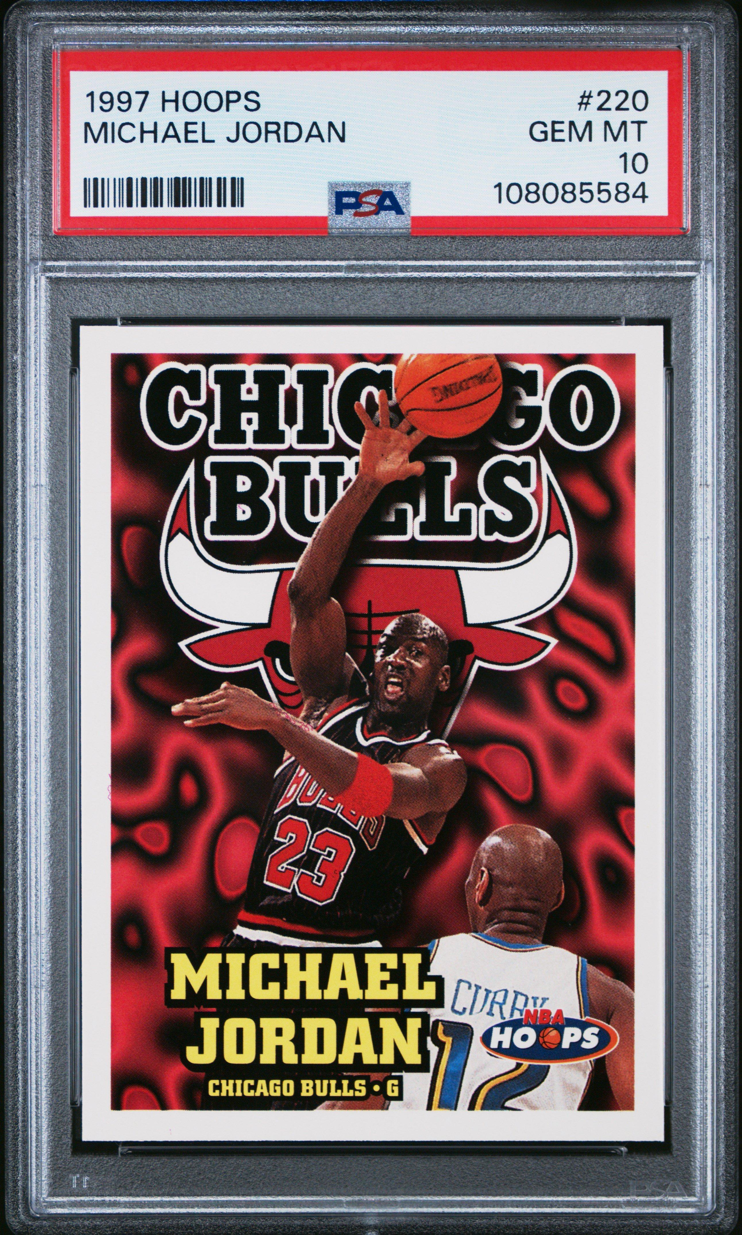 1997 Hoops 220 Michael Jordan PSA 10