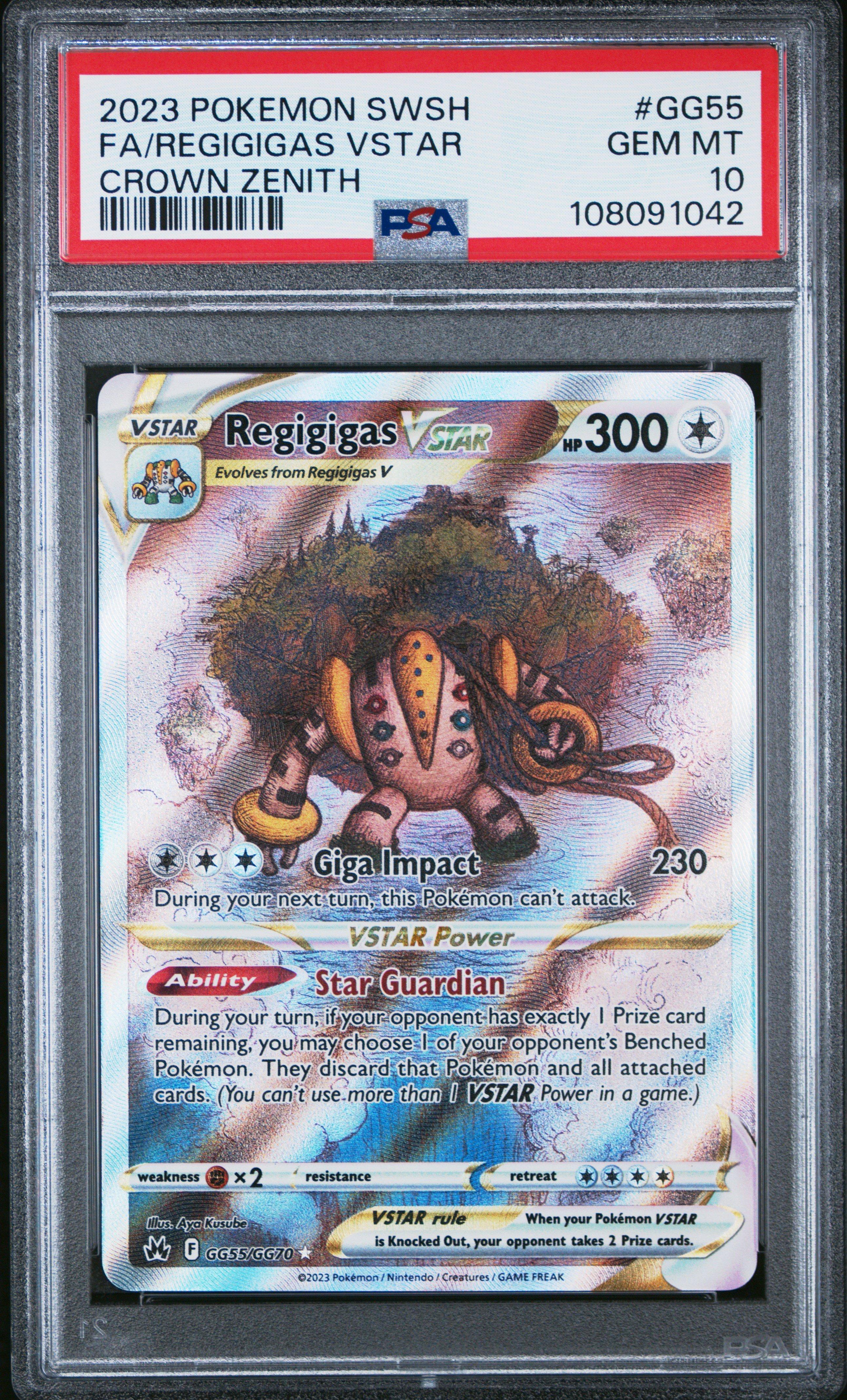2023 Pokemon Sword And Shield Crown Zenith Gg55 Full Art/regigigas