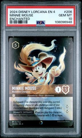 LORCANA ロルカナ enchanted ミニー PSA10 Graded Disney Lorcana Cards | GameStop