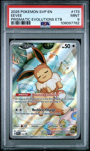 2025 イーブイ　英語版　 SVP EN Eevee #173 2枚　連番 2025 Pokemon Svp En-sv Black Star Promo 173 Eevee Prismatic