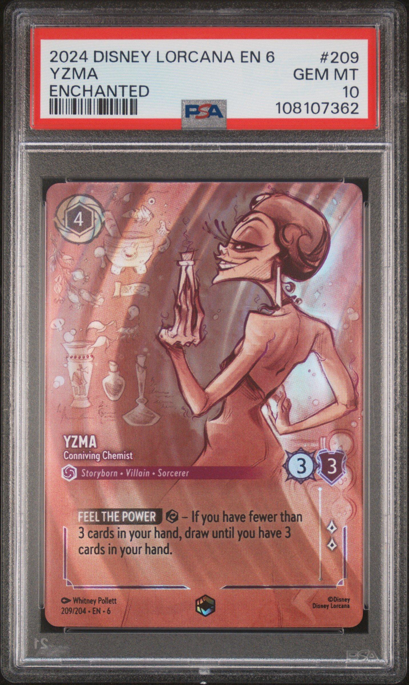 2024 Disney Lorcana En 6-azurite Sea 209 Yzma - Conniving Chemist