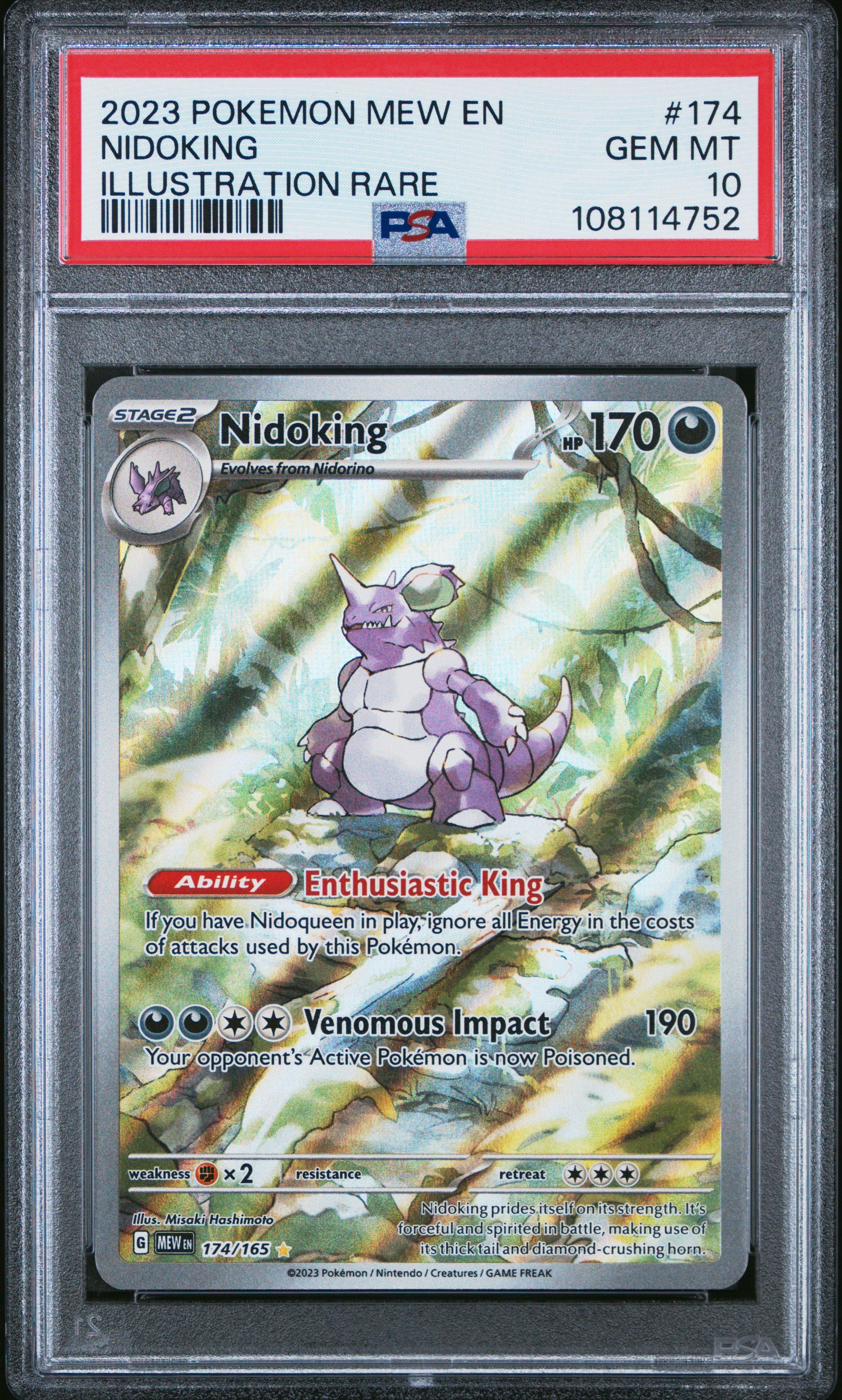 nidoking pokemon card value 11/130 Base Set 2 Holo Rare Near Mint The item available is listed in the Title Pokemon - Nidoking Break (46/108)