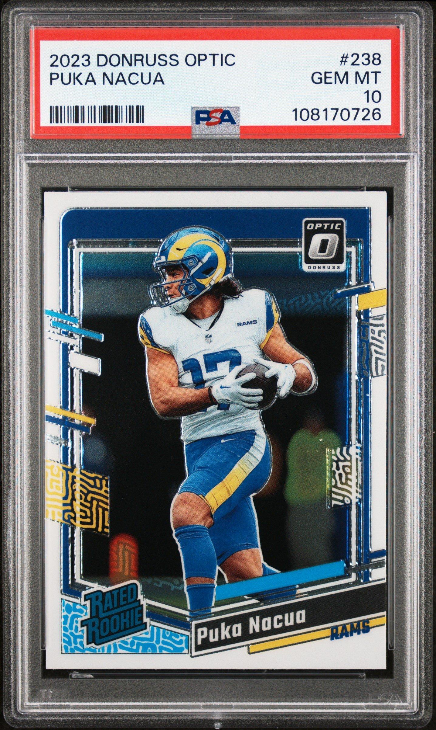 2023 Panini Donruss Optic 238 Puka Nacua PSA