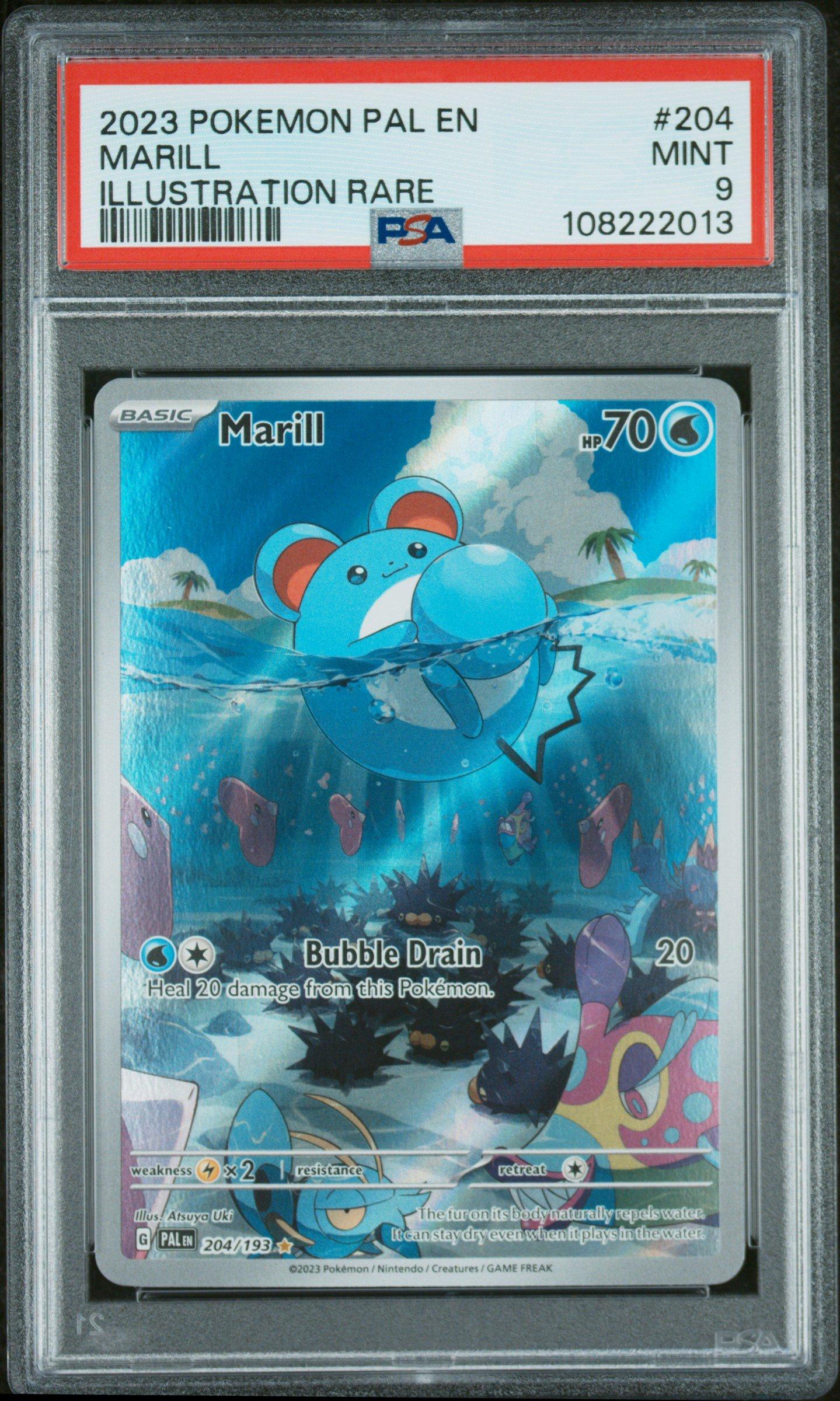 2023 Pokemon Pal En-paldea Evolved 204 Marill Illustration Rare
