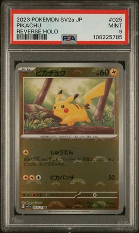 2023 Pokemon Japanese Sv2a-pokemon 151 025 Pikachu Reverse Holo