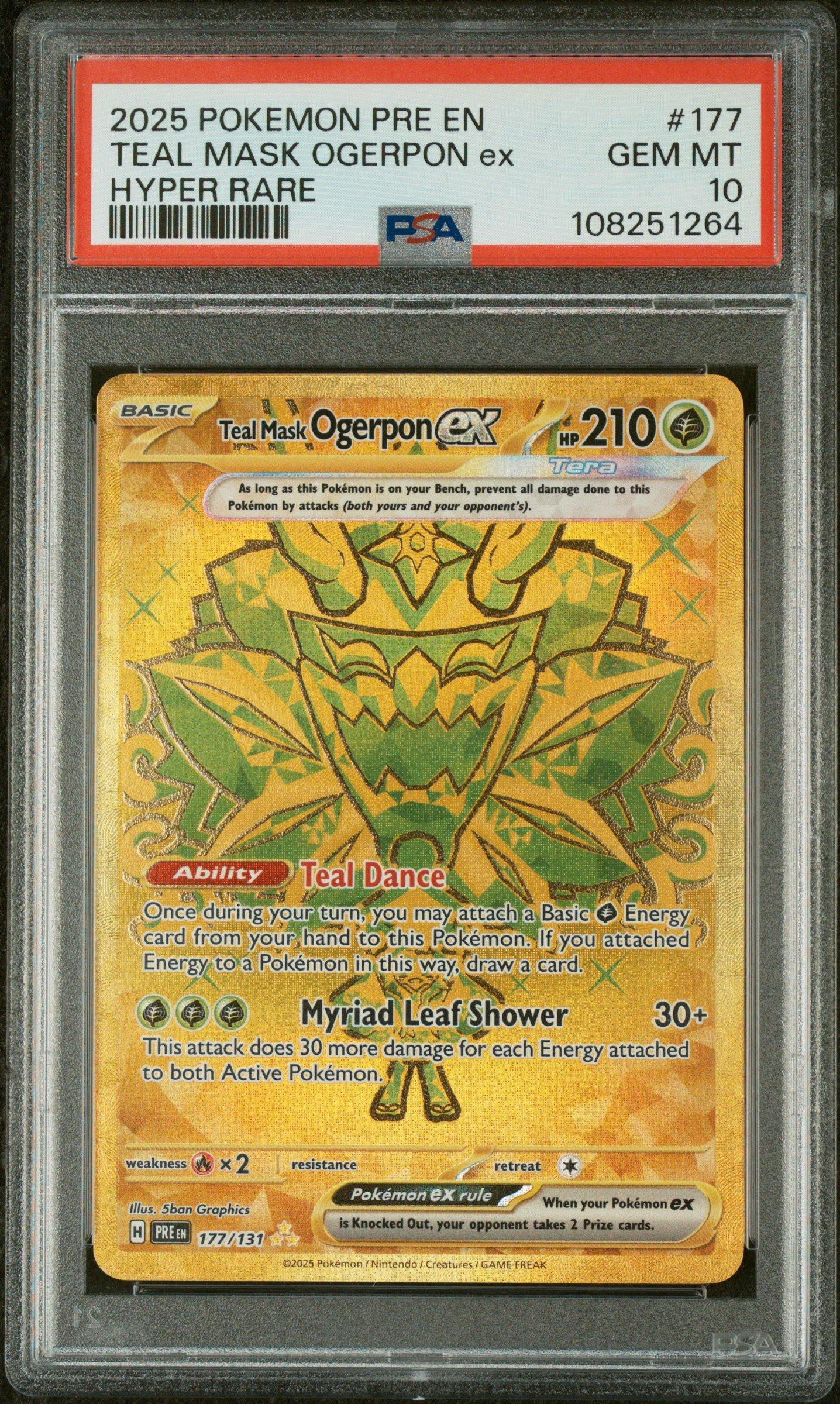 2025 Pokemon Pre En-prismatic Evolutions 177 Teal Mask