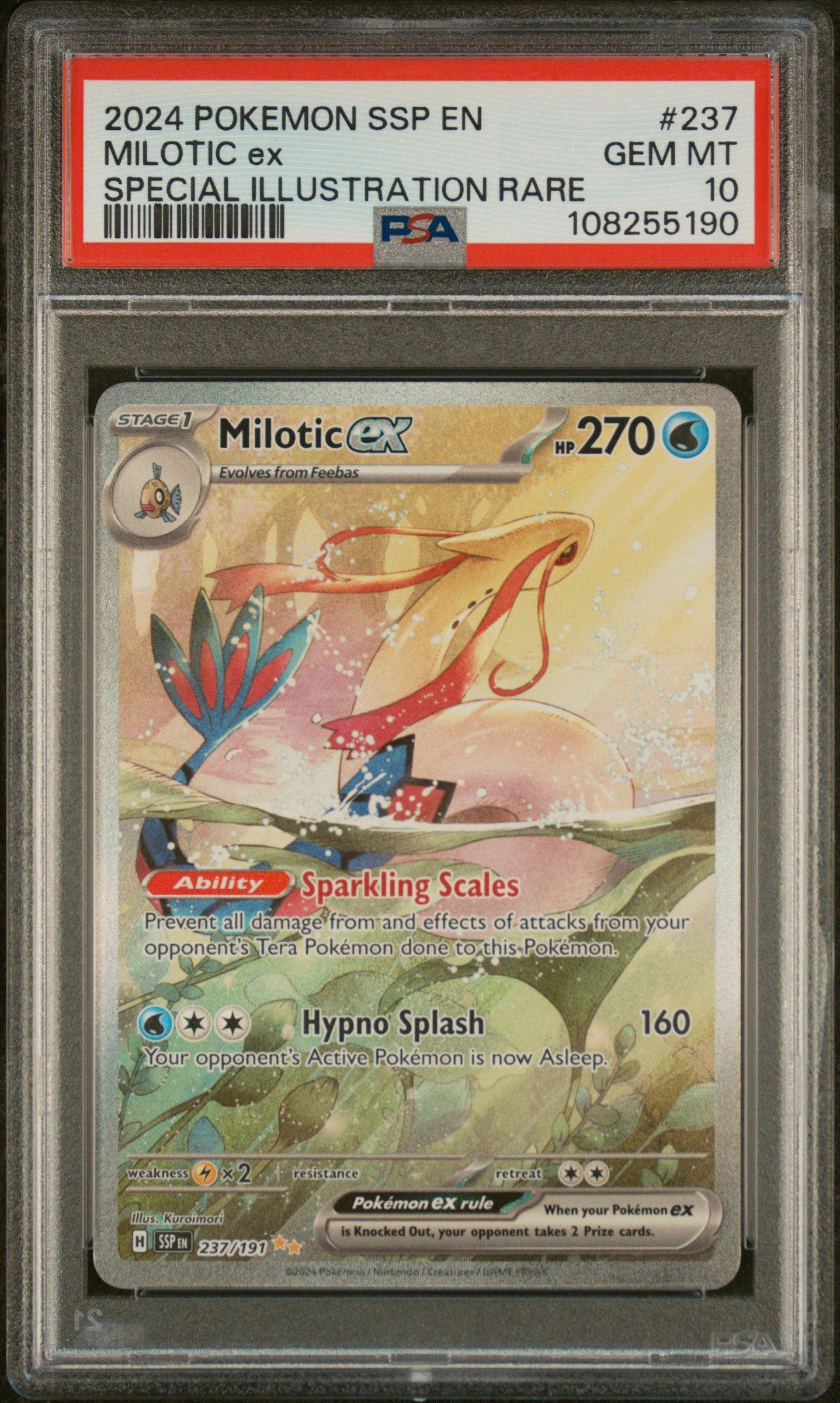 2024 Pokemon Ssp En-surging Sparks 237 Milotic Ex Special