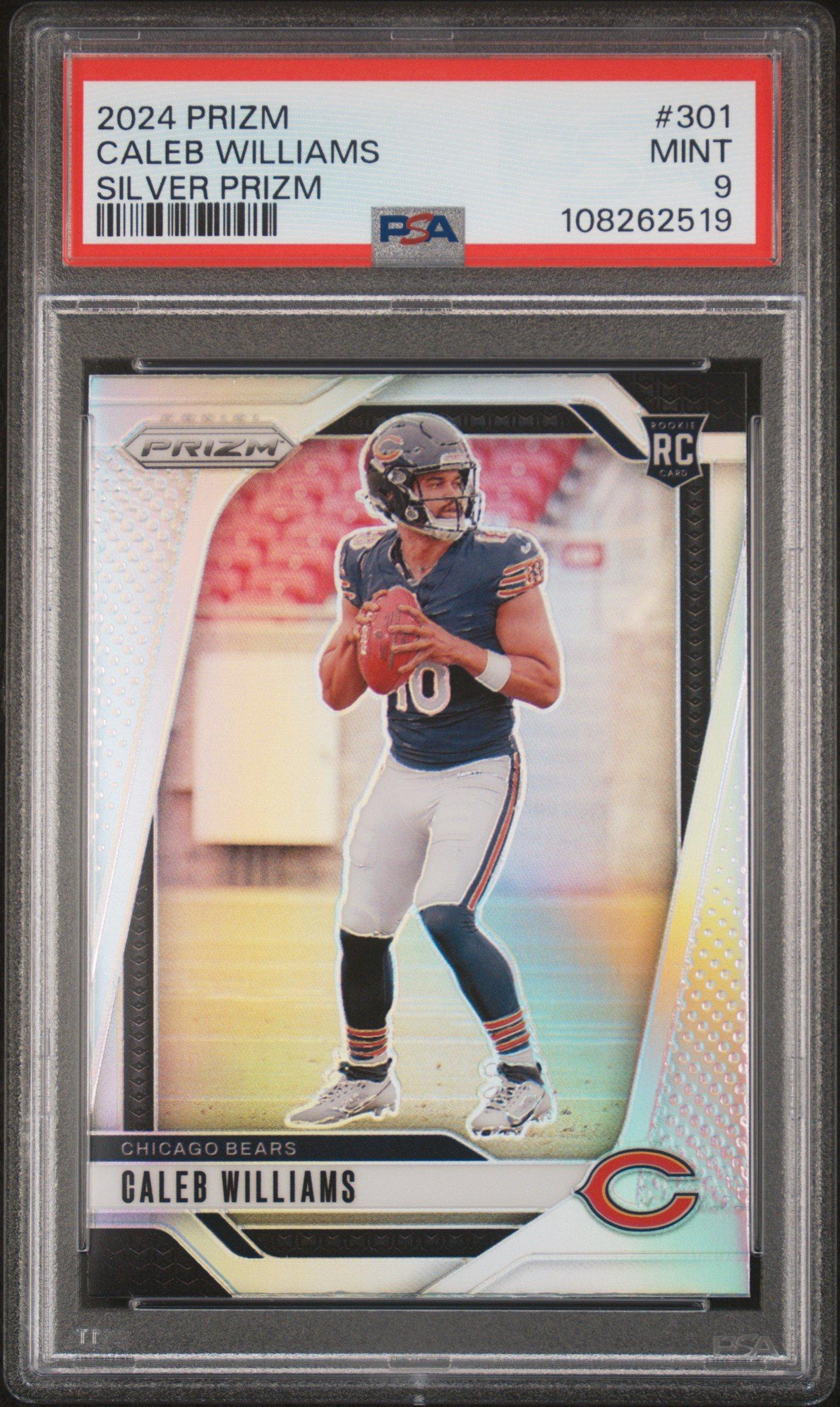 2024 Panini Prizm 301 Caleb Williams Silver Prizm PSA