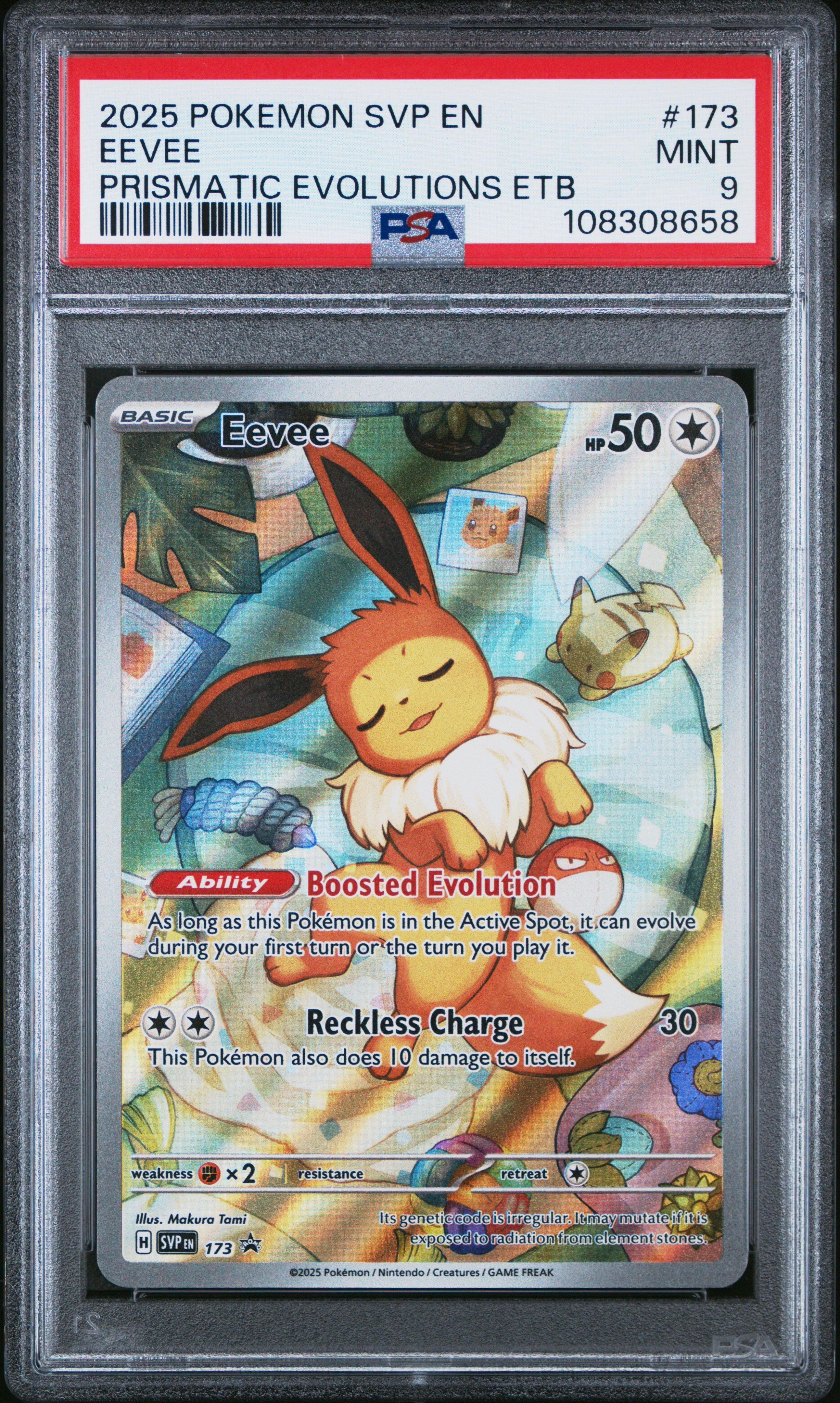 2025 Pokemon Svp En-sv Black Star Promo 173 Eevee Prismatic
