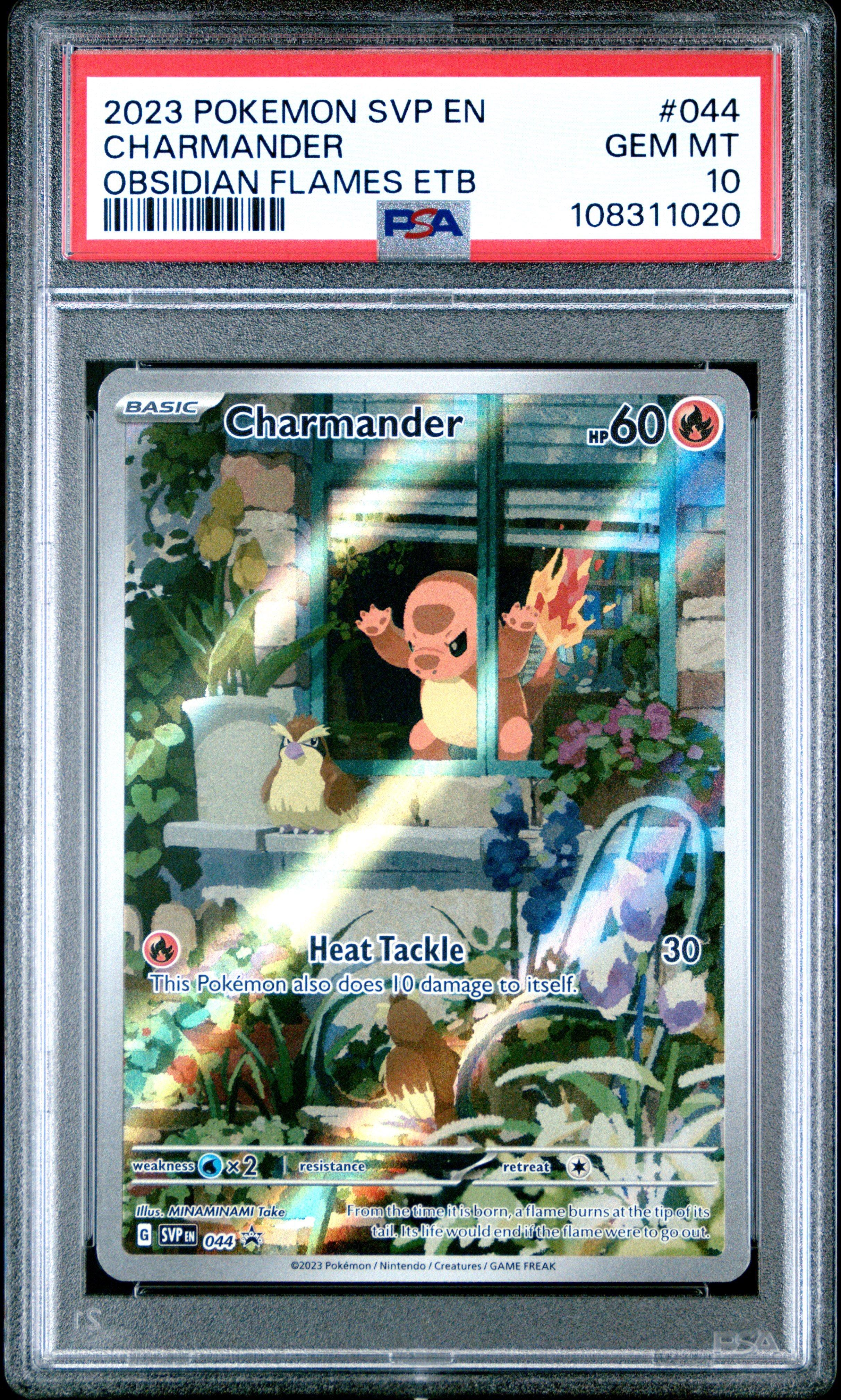 2023 Pokemon Svp En-sv Black Star Promo 044 Charmander Obsidian