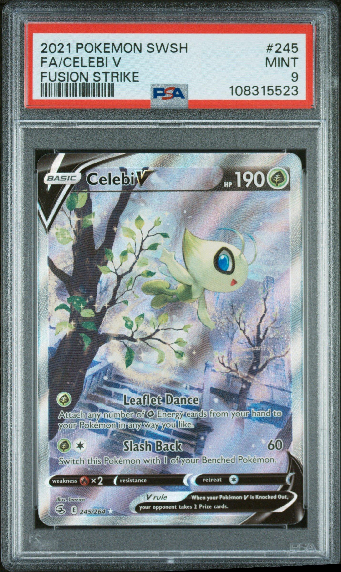 2021 Pokemon Sword & Shield Fusion Strike 245 Full Art