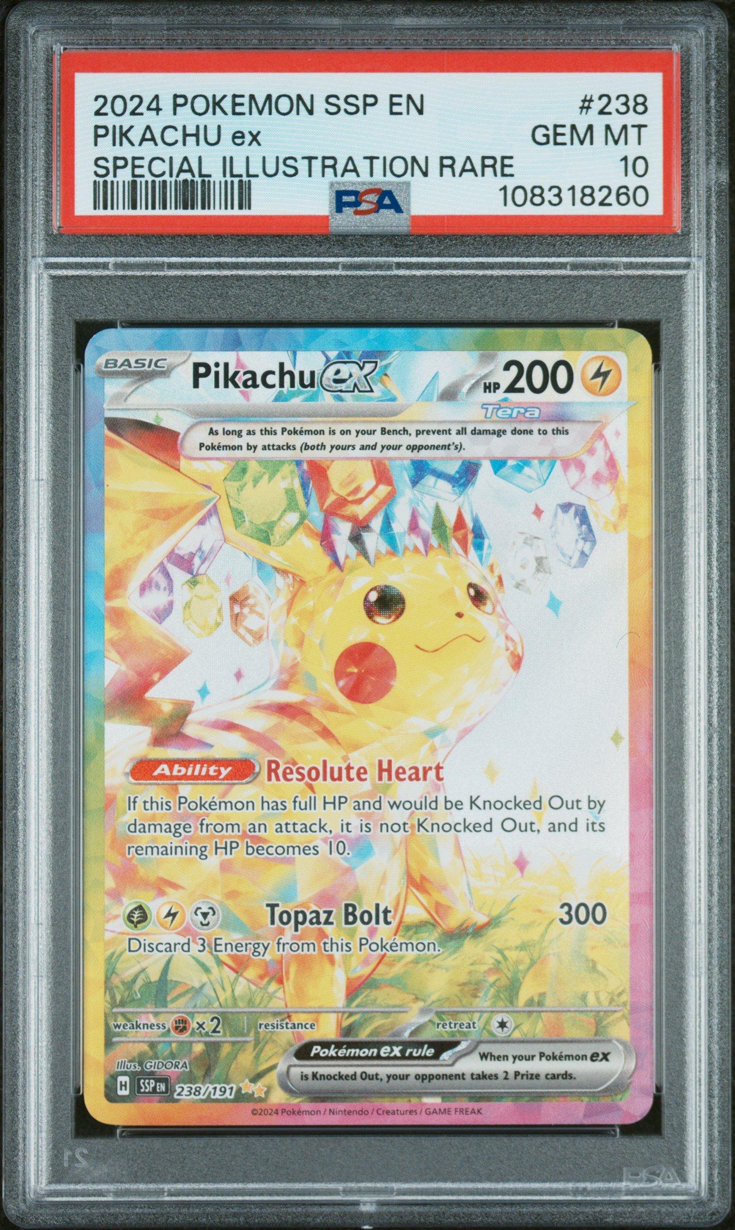 本店は Sparks En-surging Ssp Pokemon 2024 238 Special Ex Pikachu ポケモンカードゲーム