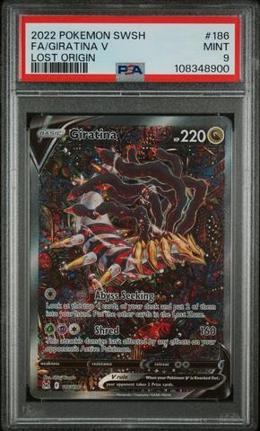 ポケモンカード 2022 Giratina V PSA 10 2022 Pokemon Sword & Shield Lost Origin 186 Full Art/giratina V