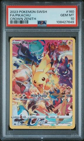 2023 Pokemon Sword And Shield Crown Zenith Gg44 Full Art/mewtwo