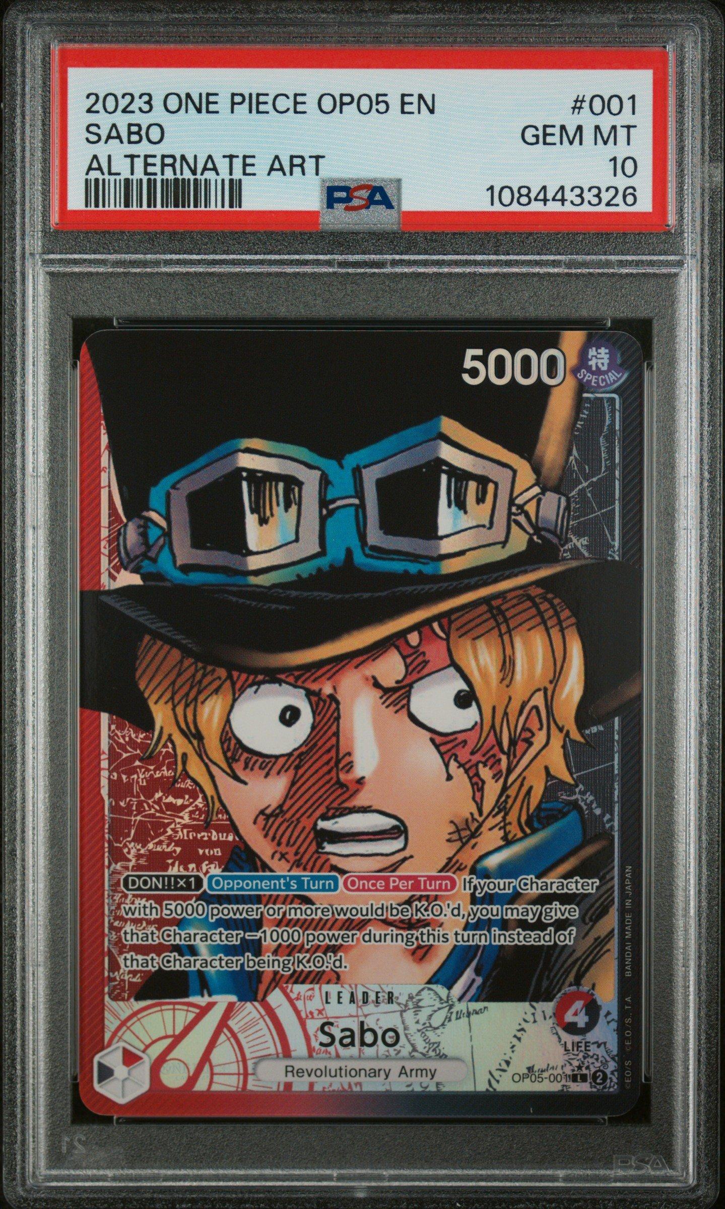 2023 One Piece Op05-awakening Of The New Era 001 Sabo Alternate