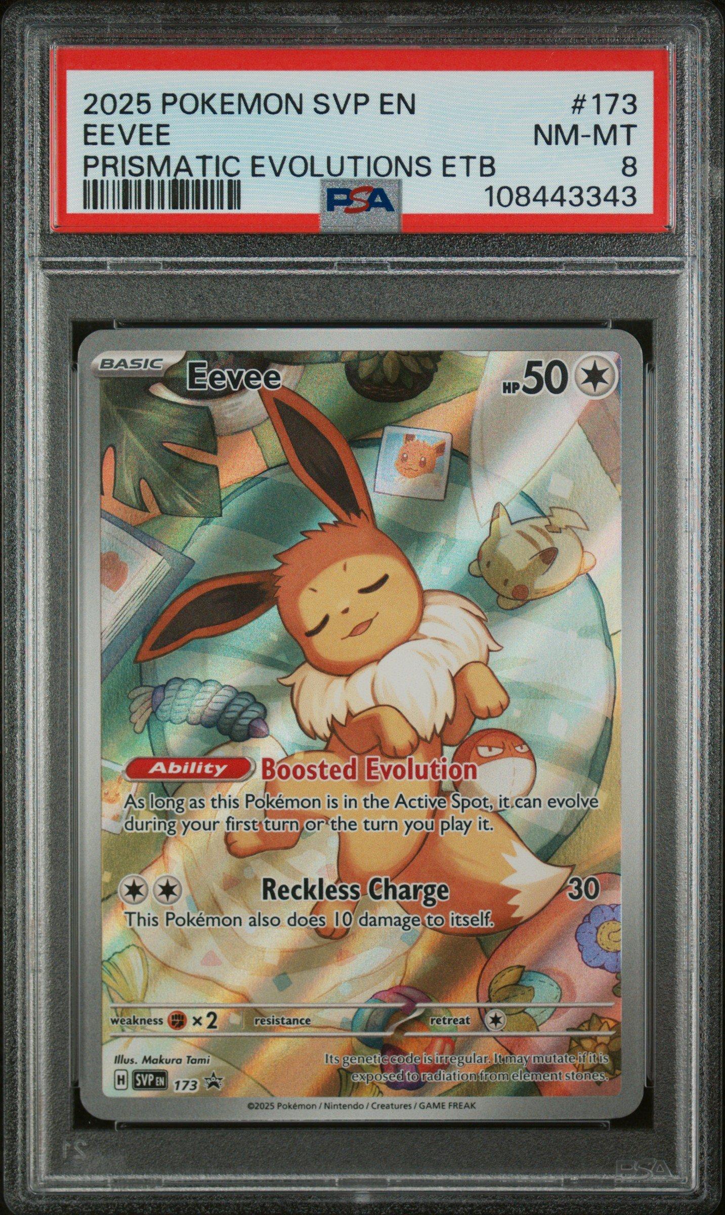 2025 Pokemon Svp En-sv Black Star Promo 173 Eevee Prismatic