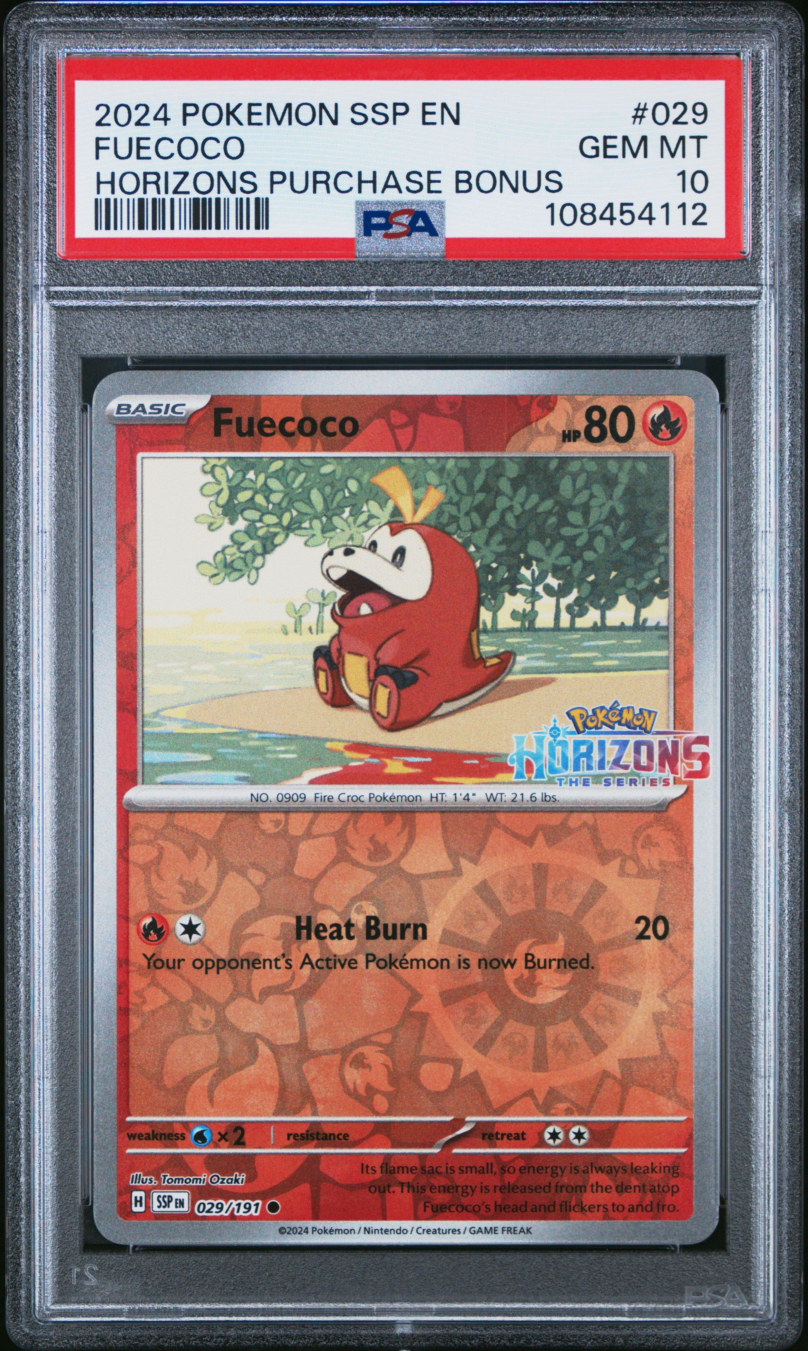 2024 Pokemon Ssp En-surging Sparks 029 Fuecoco Pokemon Horizons