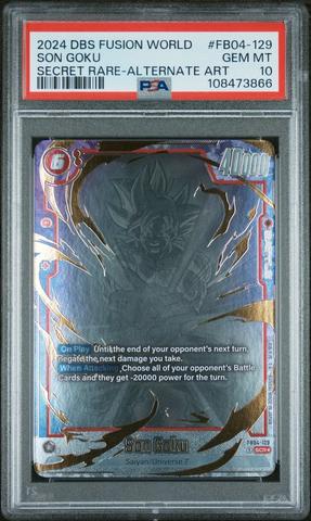 2024 FSN WORLD孫悟空 SCR ☆ FB04-129 PSA10 PSA 10 Dragon Ball Fusion world Ultra Limit Son Goku FB04