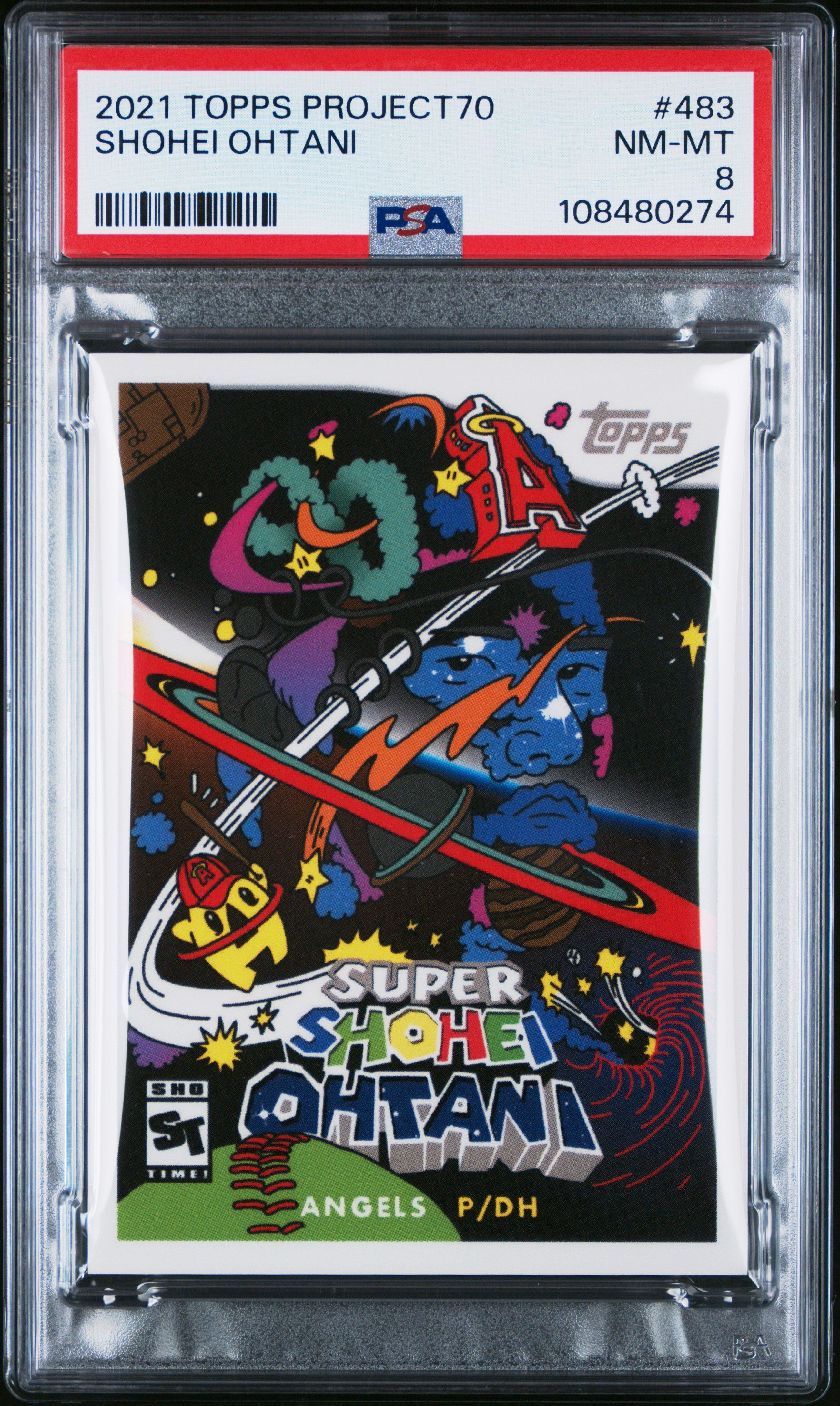 2021 Topps Project70 483 Shohei Ohtani PSA 8 Graded Card | GameStop