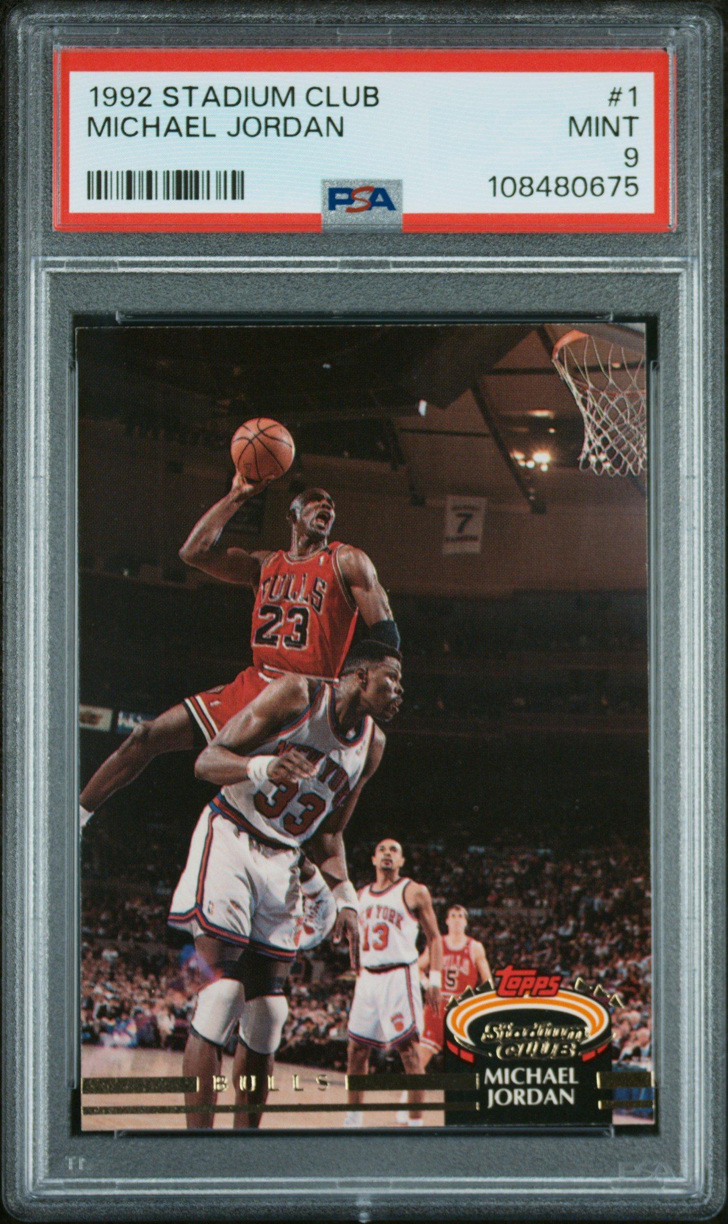 Stadium Club Michael Jordan PSA