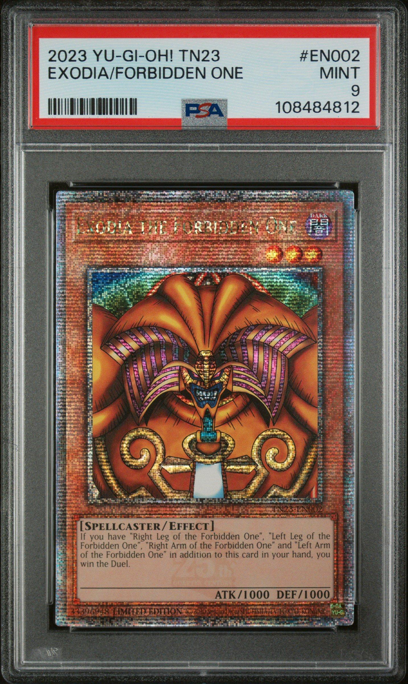 2023 Yu-gi-oh! Tn23-25th Anniversary Tin: Dueling Heroes En002 Exodia The Forbidden One PSA 9