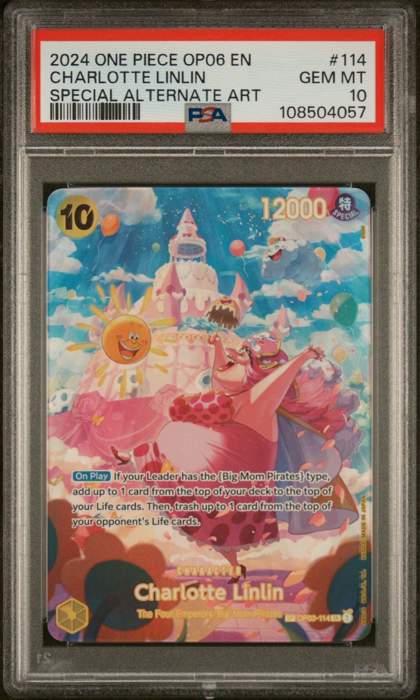 2024 One Piece Op06-wings Of The Captain 114 Charlotte