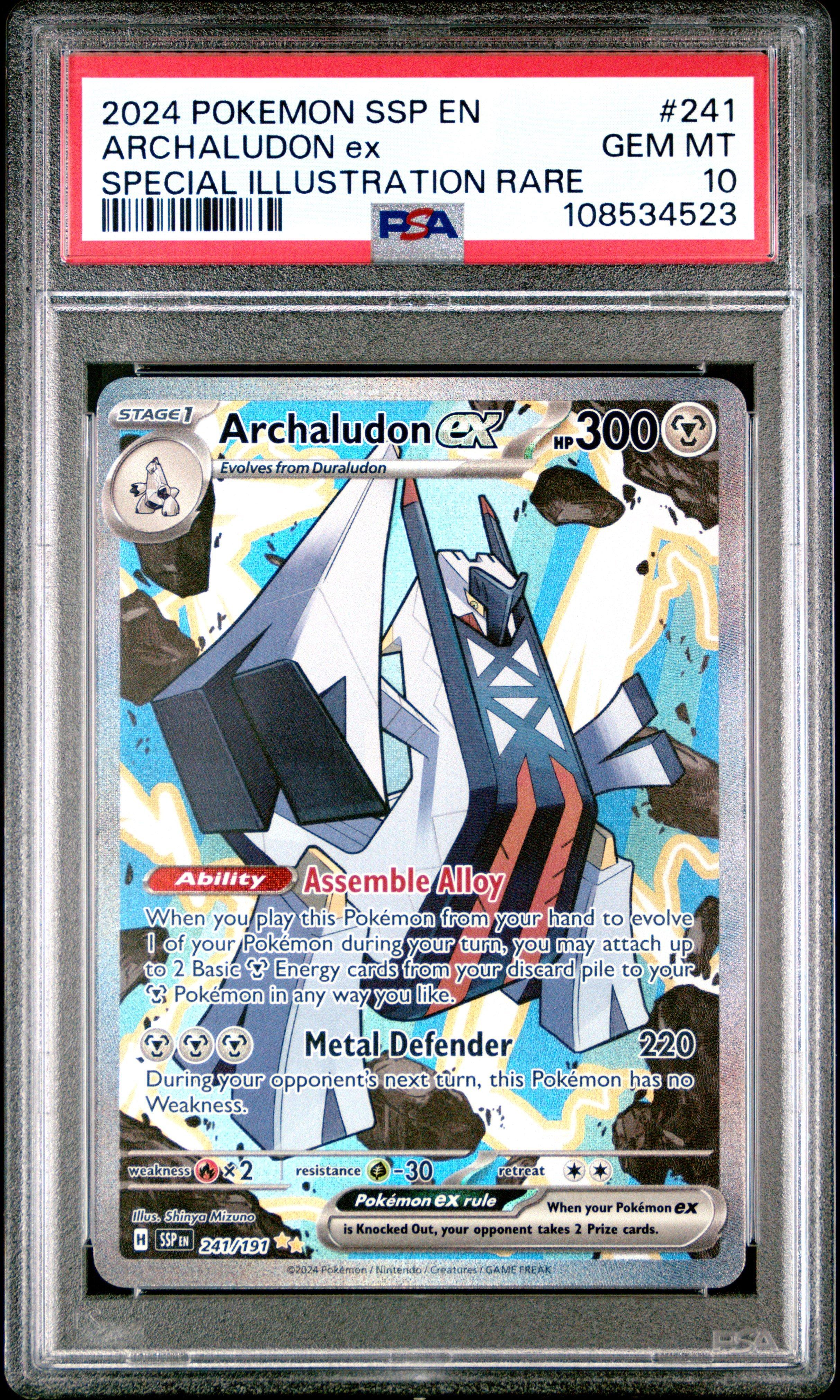 2024 Pokemon Ssp En-surging Sparks 241 Archaludon Ex Special