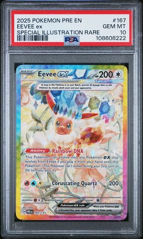 2025 Pokemon Pre En-prismatic Evolutions 146 Flareon Ex