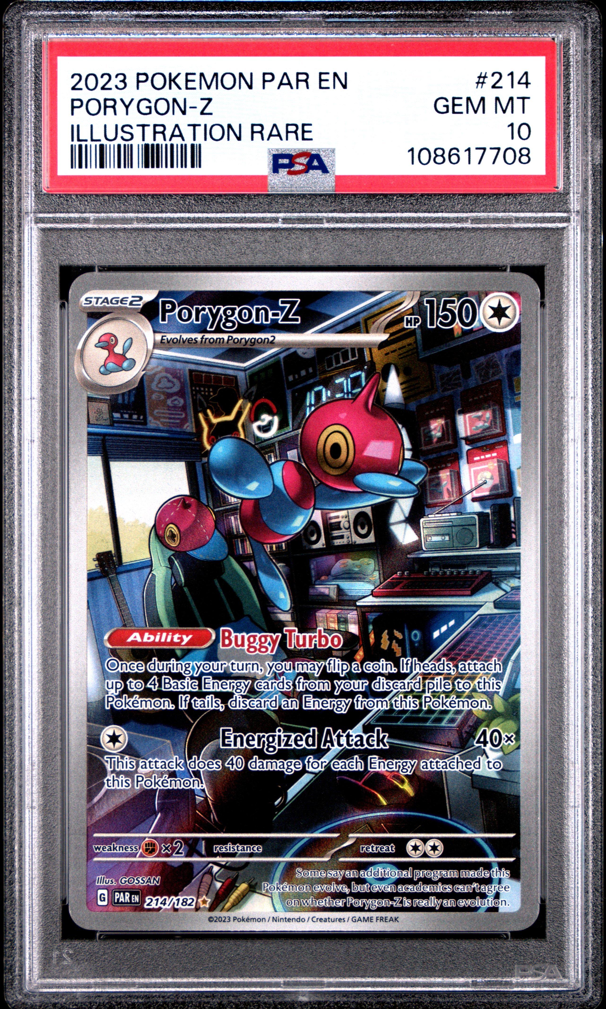 2023 Pokemon Par En-paradox Rift 214 Porygon-z Illustration Rare