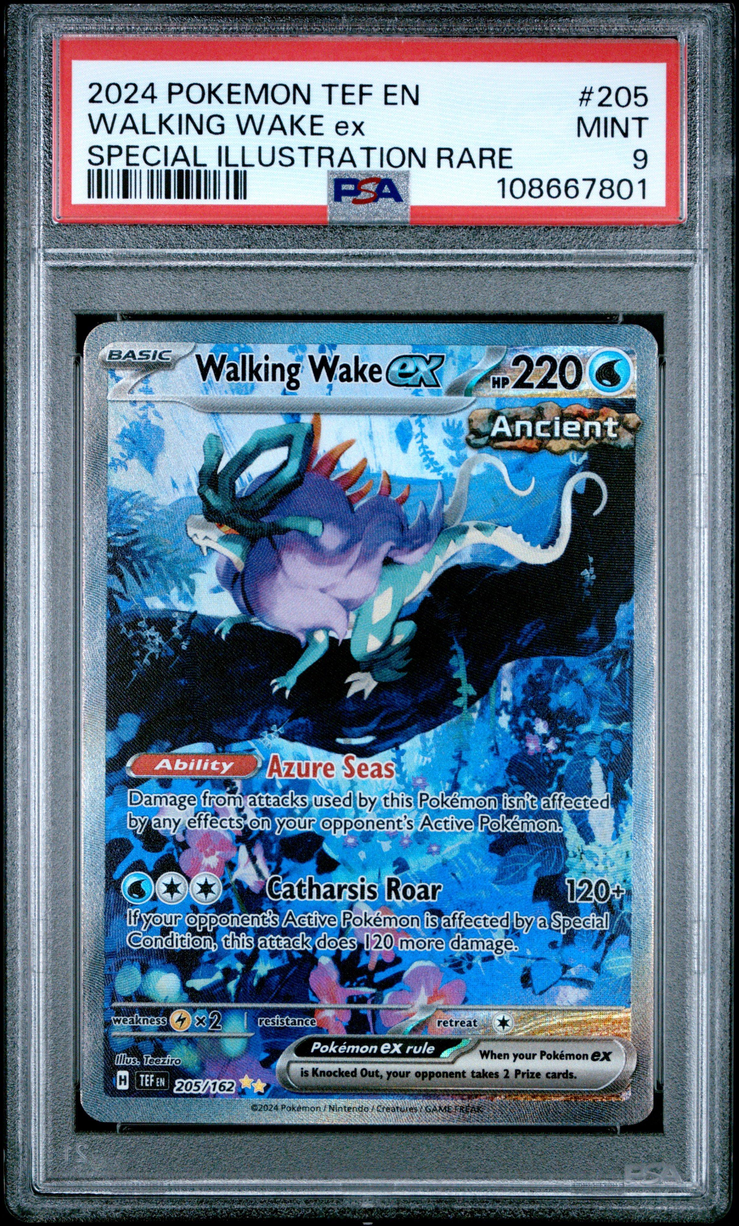 walking wake pokemon card Gouging Fire - The item available is listed in the Title Pokemon Card Walking Wake ex