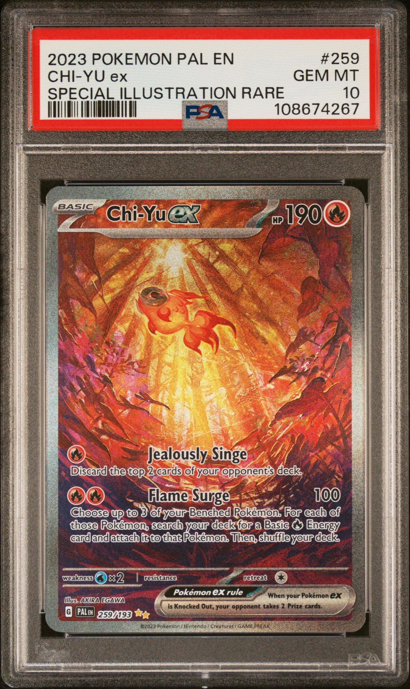 2023 Pokemon Pal En-paldea Evolved 259 Chi-yu Ex Special