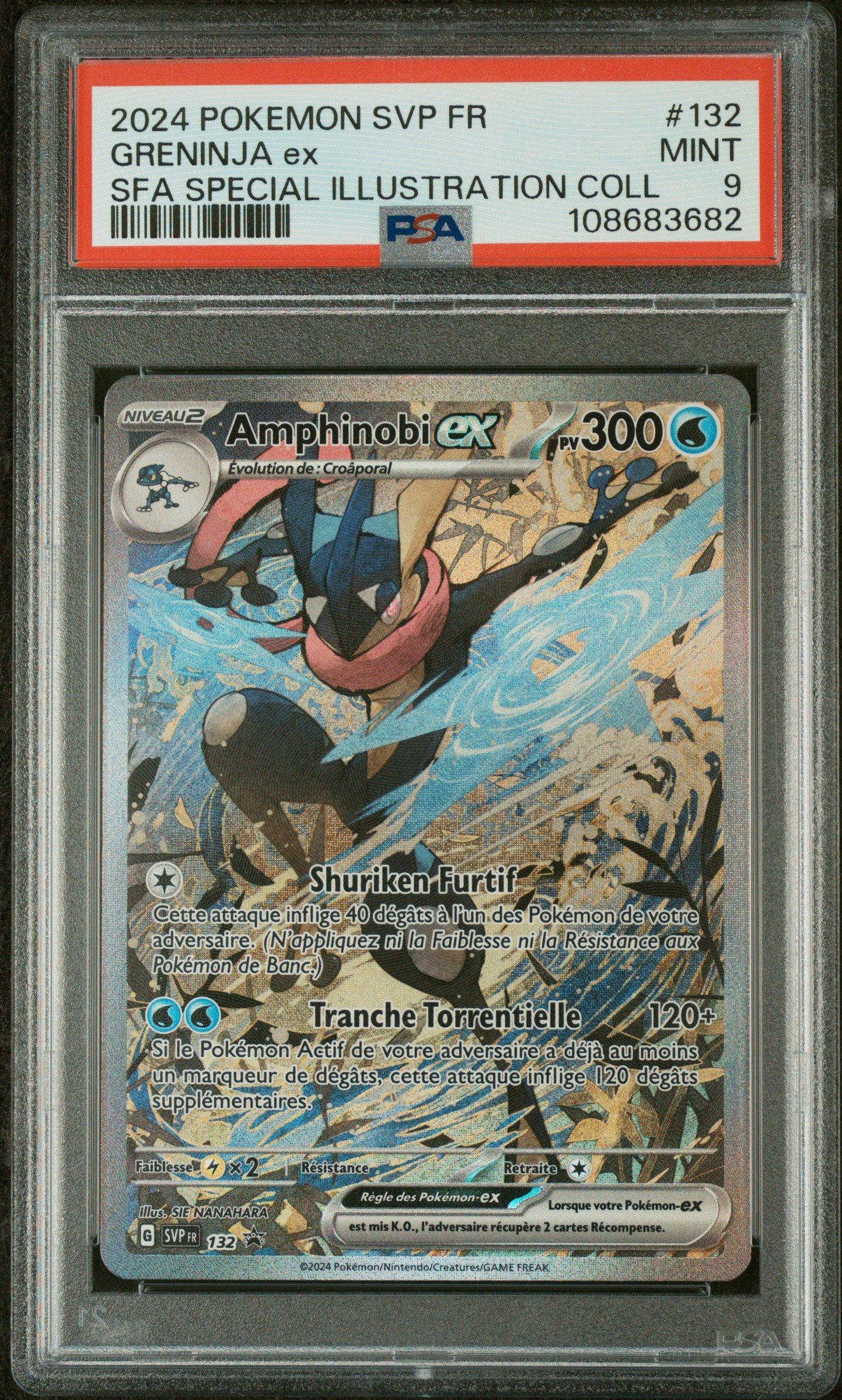 2024 Pokemon French Svp Fr-sv Black Star Promo 132 Greninja Ex