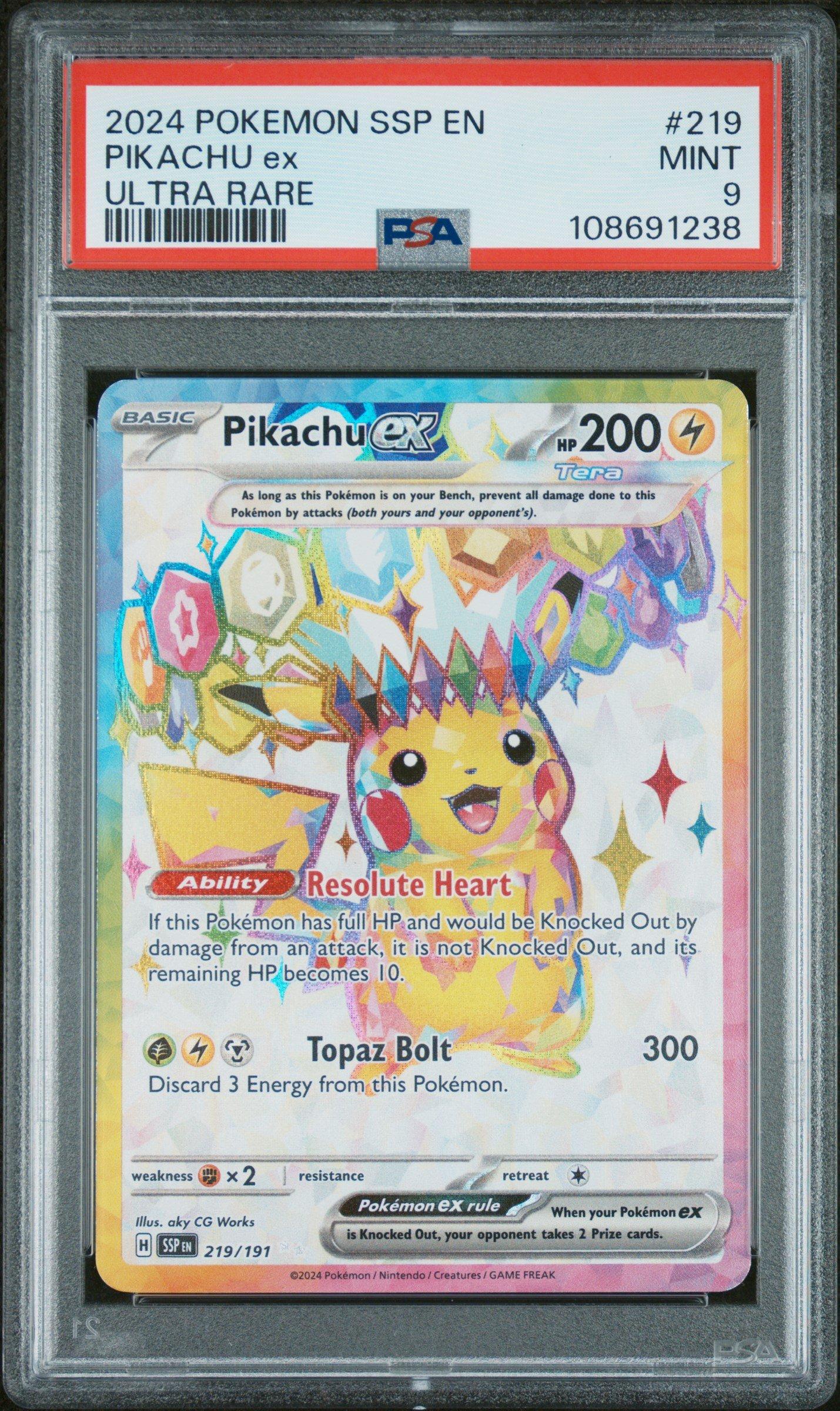 2023 Pokemon Japanese Sv4a-shiny Treasure Ex 236 Pikachu S PSA 10