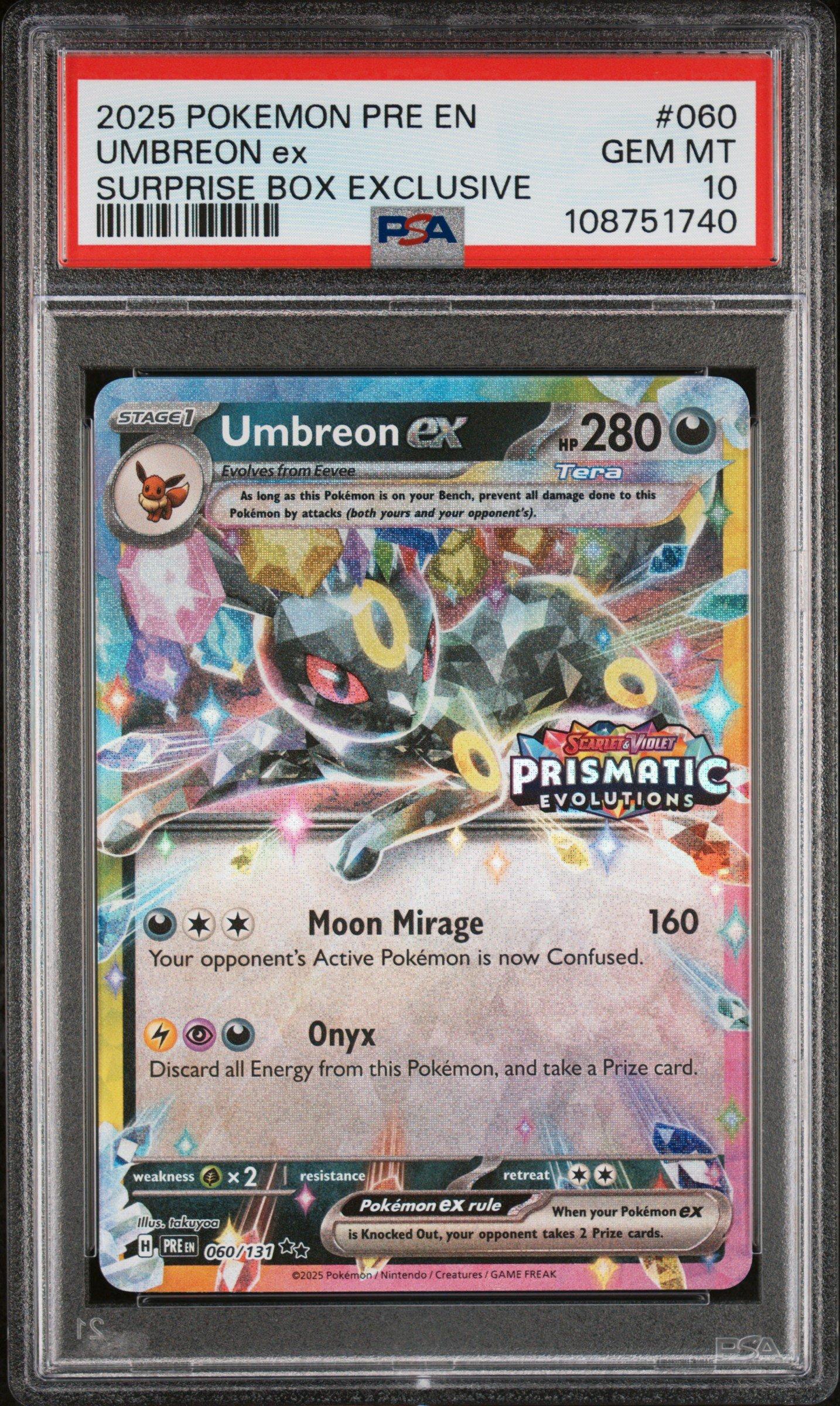 pokemon prismatic evolutions surprise box trading cards TCG Scarlet & Violet 8.5 : Toys & Games 2025 Pokemon Pre En-prismatic Evolutions