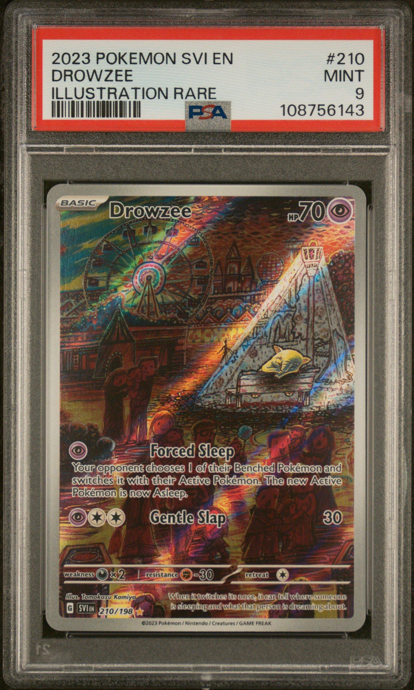 2023 Pokemon Svi En-scarlet & Violet 210 Drowzee Illustration Rare