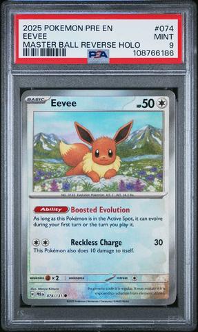 2025 Pokemon Pre En-prismatic Evolutions 013 Flareon Master