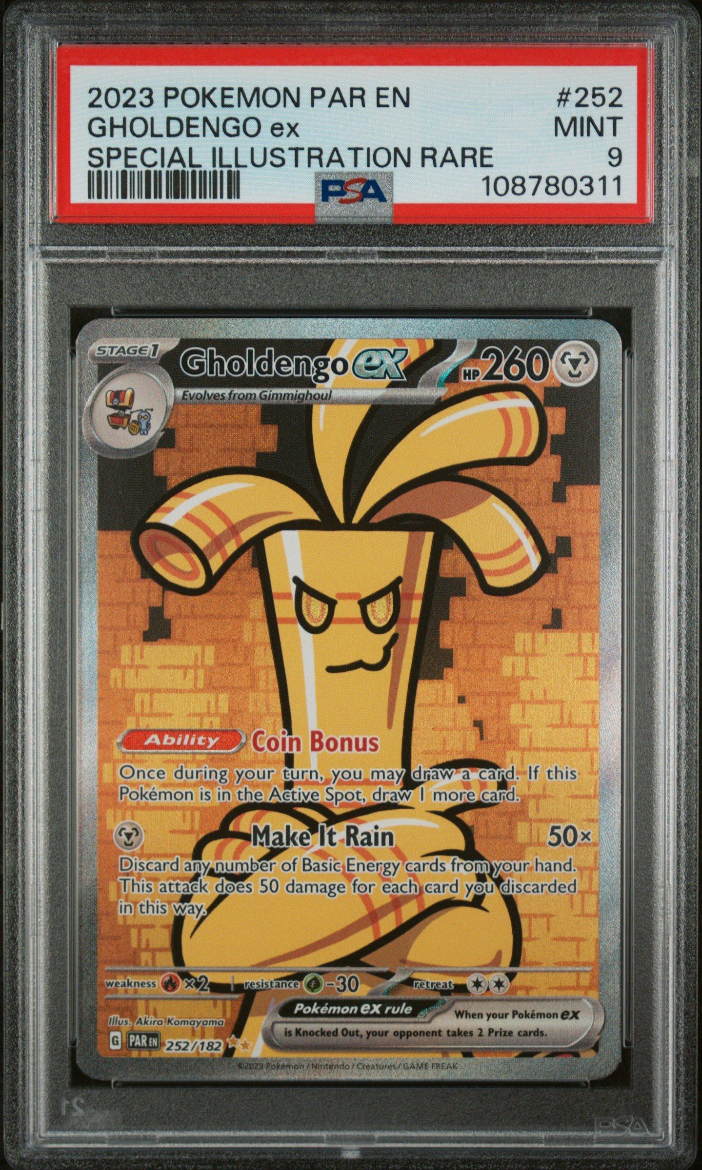 2023 Pokemon Par En-paradox Rift 252 Gholdengo Ex Special