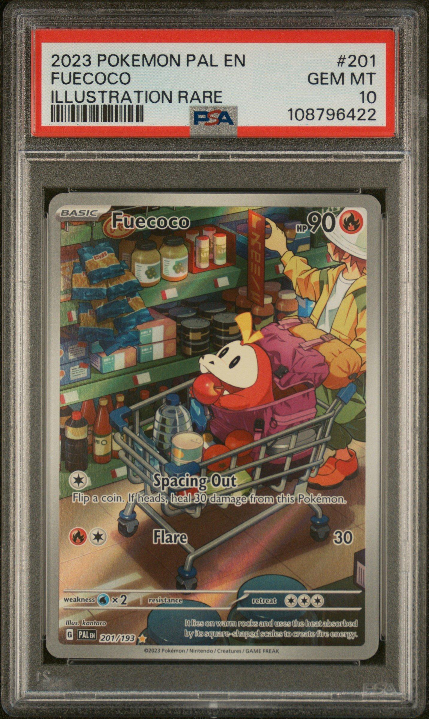 2023 Pokemon Pal En-paldea Evolved 201 Fuecoco Illustration Rare