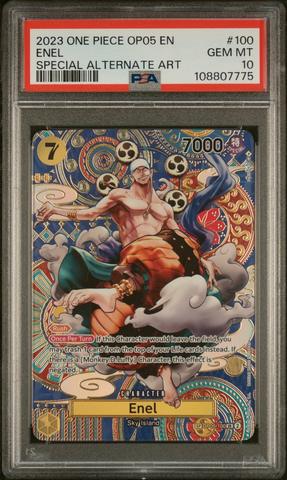 エネル SR SP OP05-100 PSA10 PSA10 Enel OP05-100 SR Awaking Of The New Era ONE PIECE Card