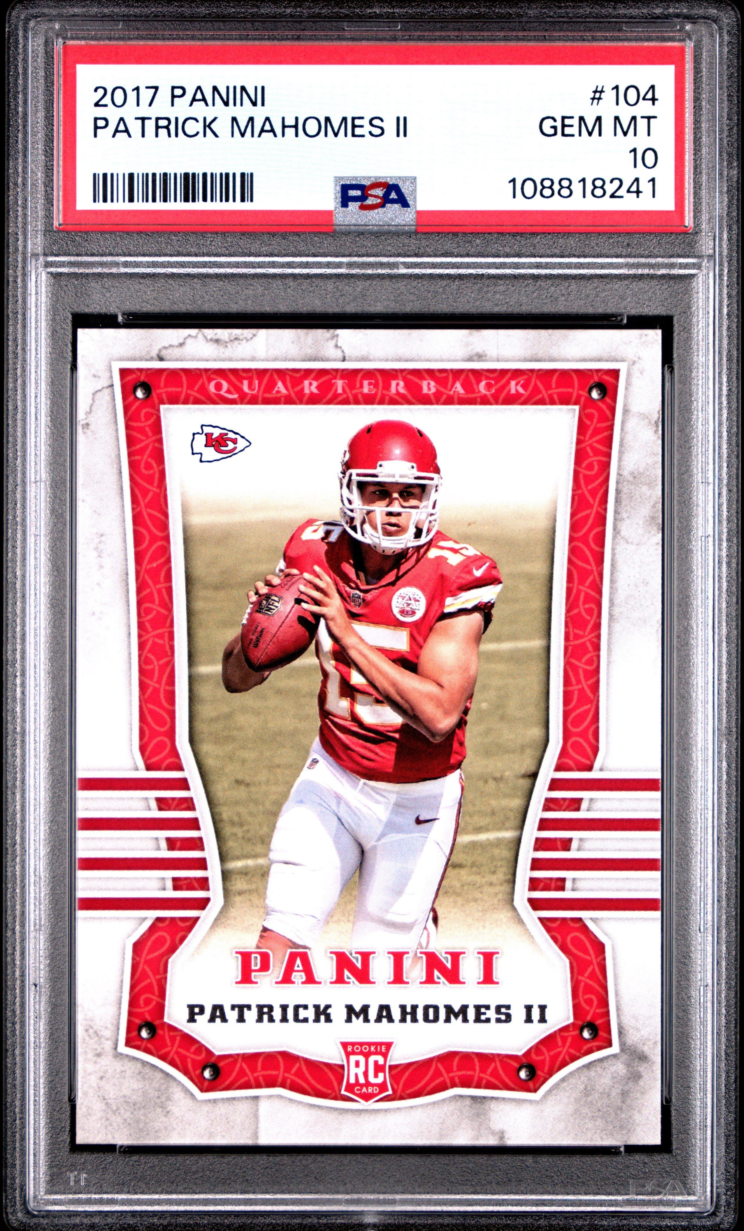 2017 Panini 104 Patrick Mahomes Ii PSA 10 Graded Card | GameStop