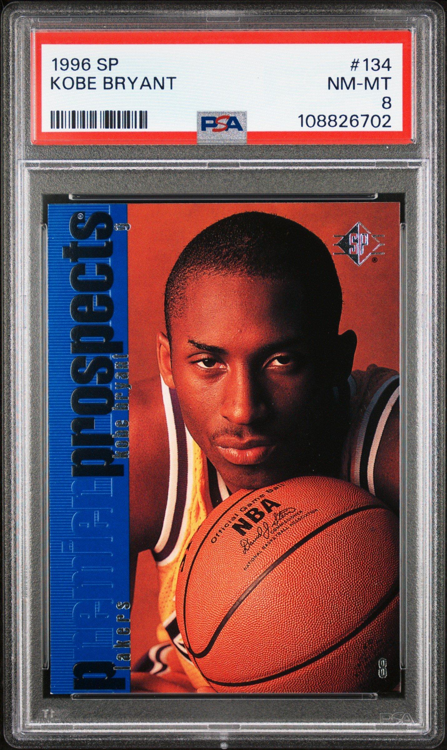 1996 Sp 134 Kobe Bryant PSA 8