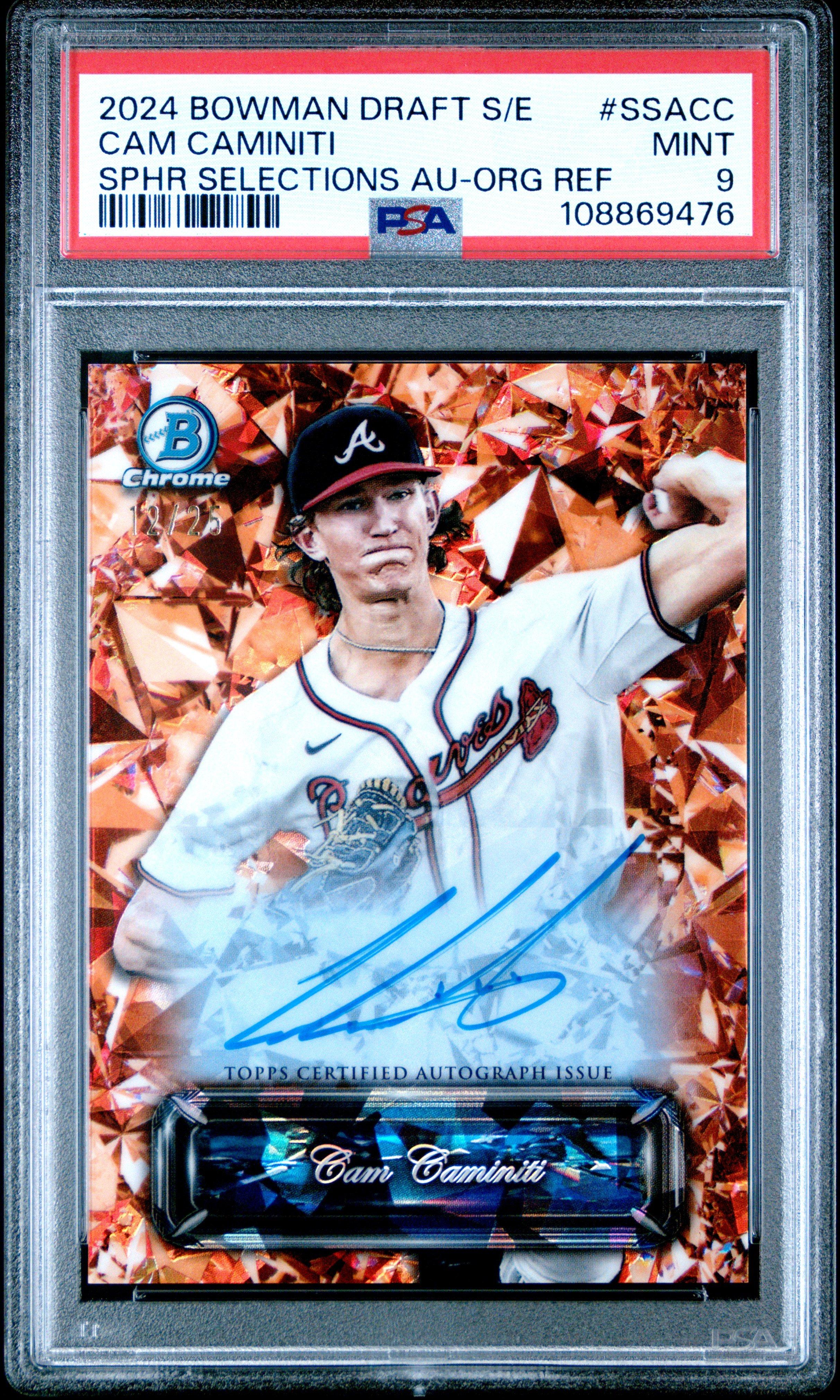 2024 Bowman Draft Sapphire Edition Sapphire Selections Autographs 