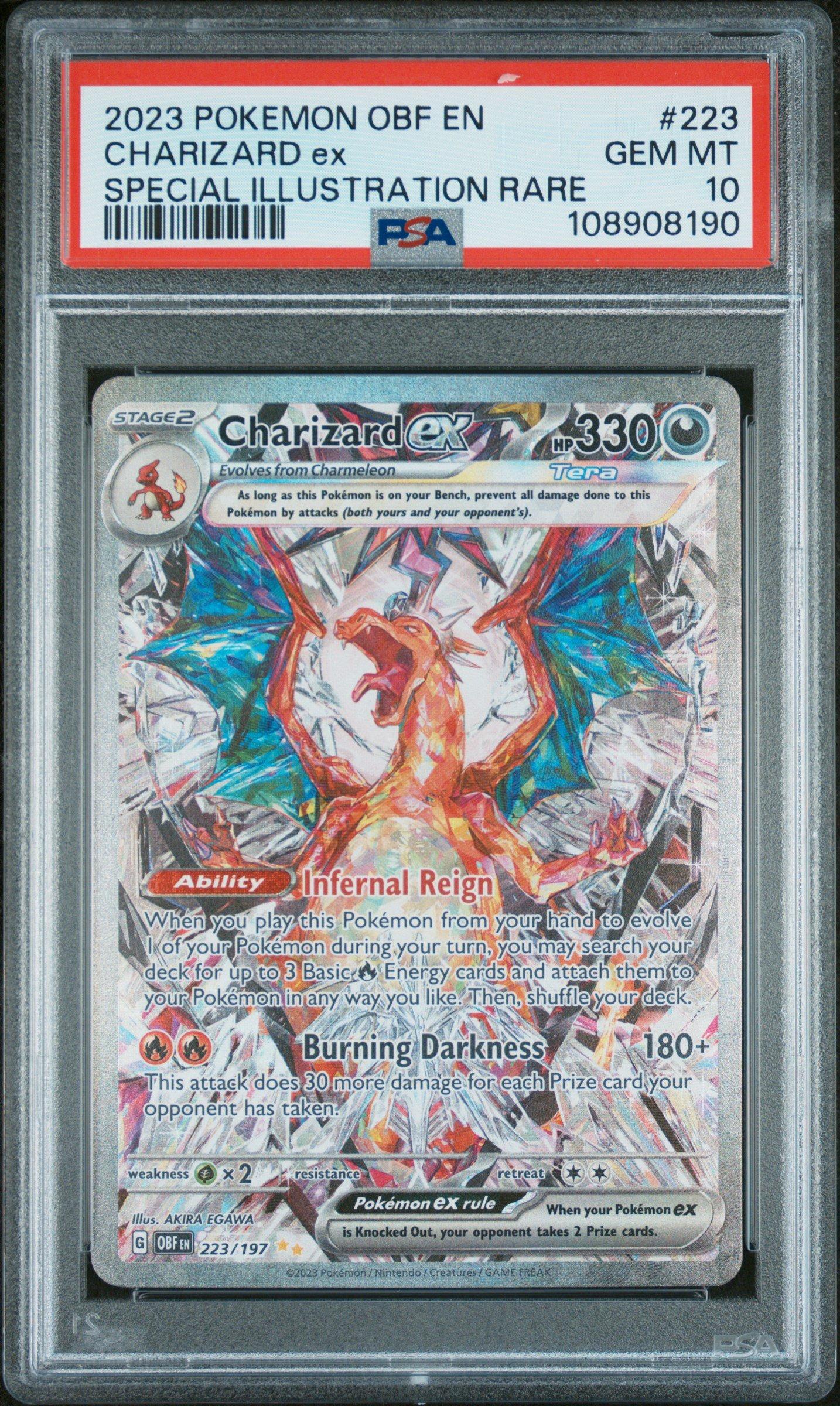 2023 Pokemon Obf En-obsidian Flames 223 Charizard Ex Special
