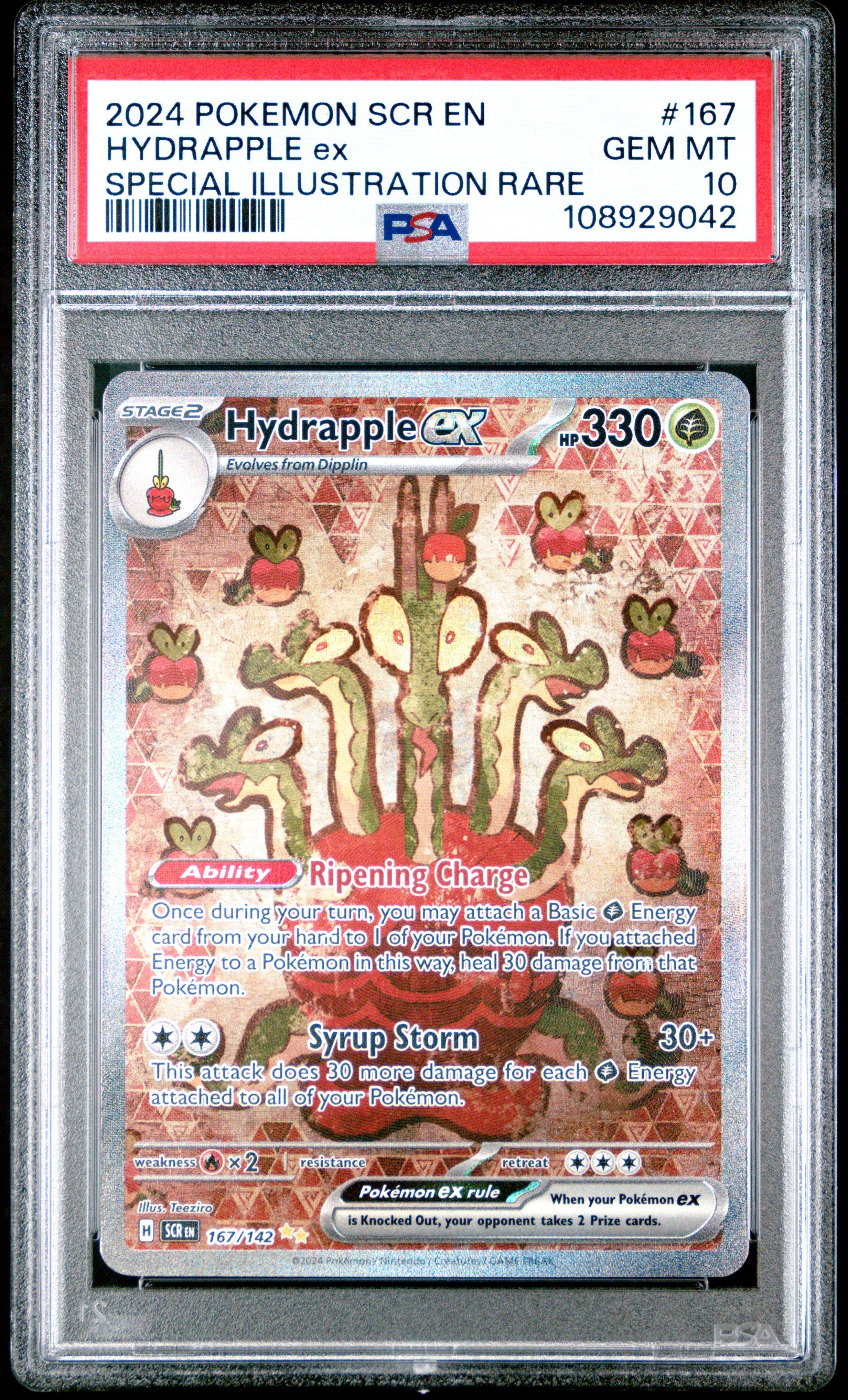 2024 Pokemon Scr En-stellar Crown 167 Hydrapple Ex Special Illustration  Rare PSA 10 Graded Card | GameStop