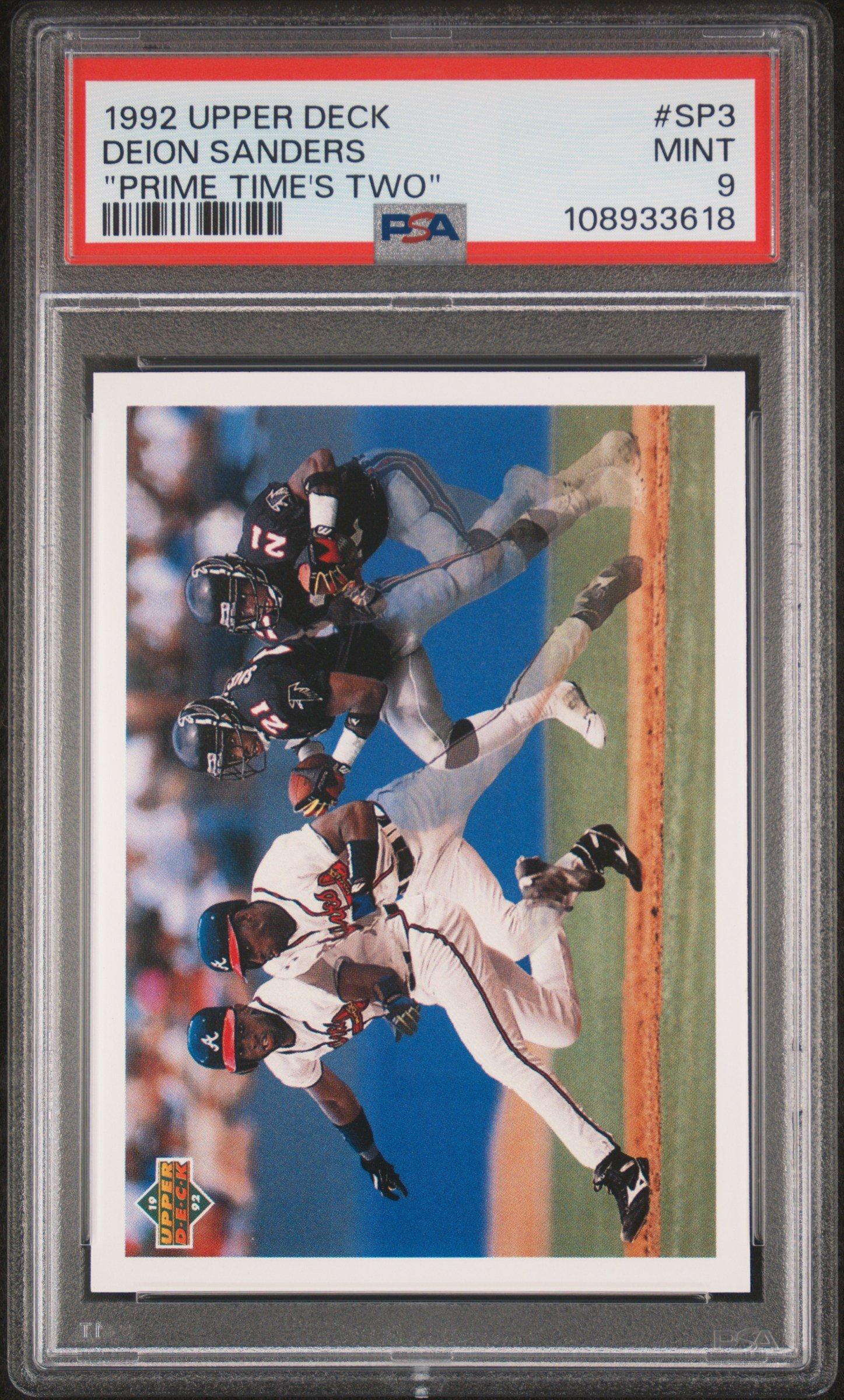 1992 Upper Deck Sp3 Deion Sanders "prime Time's Two" PSA 9